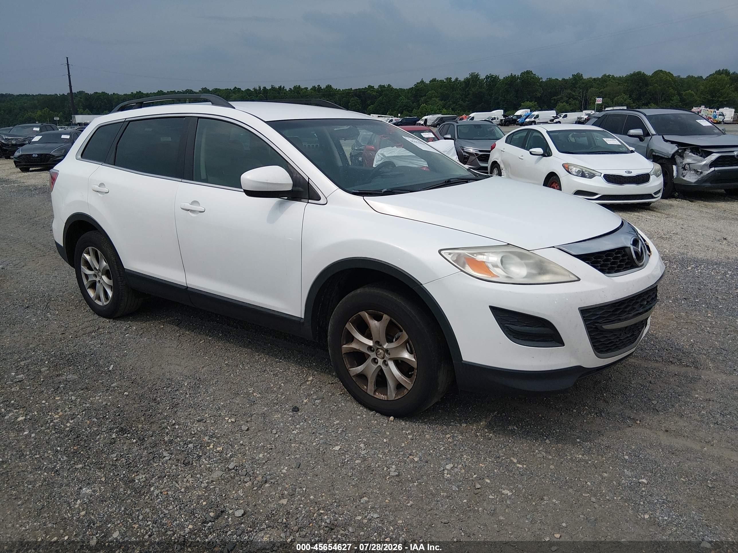 2011 Mazda Cx-9 Sport White vin: JM3TB3BVXB0315190