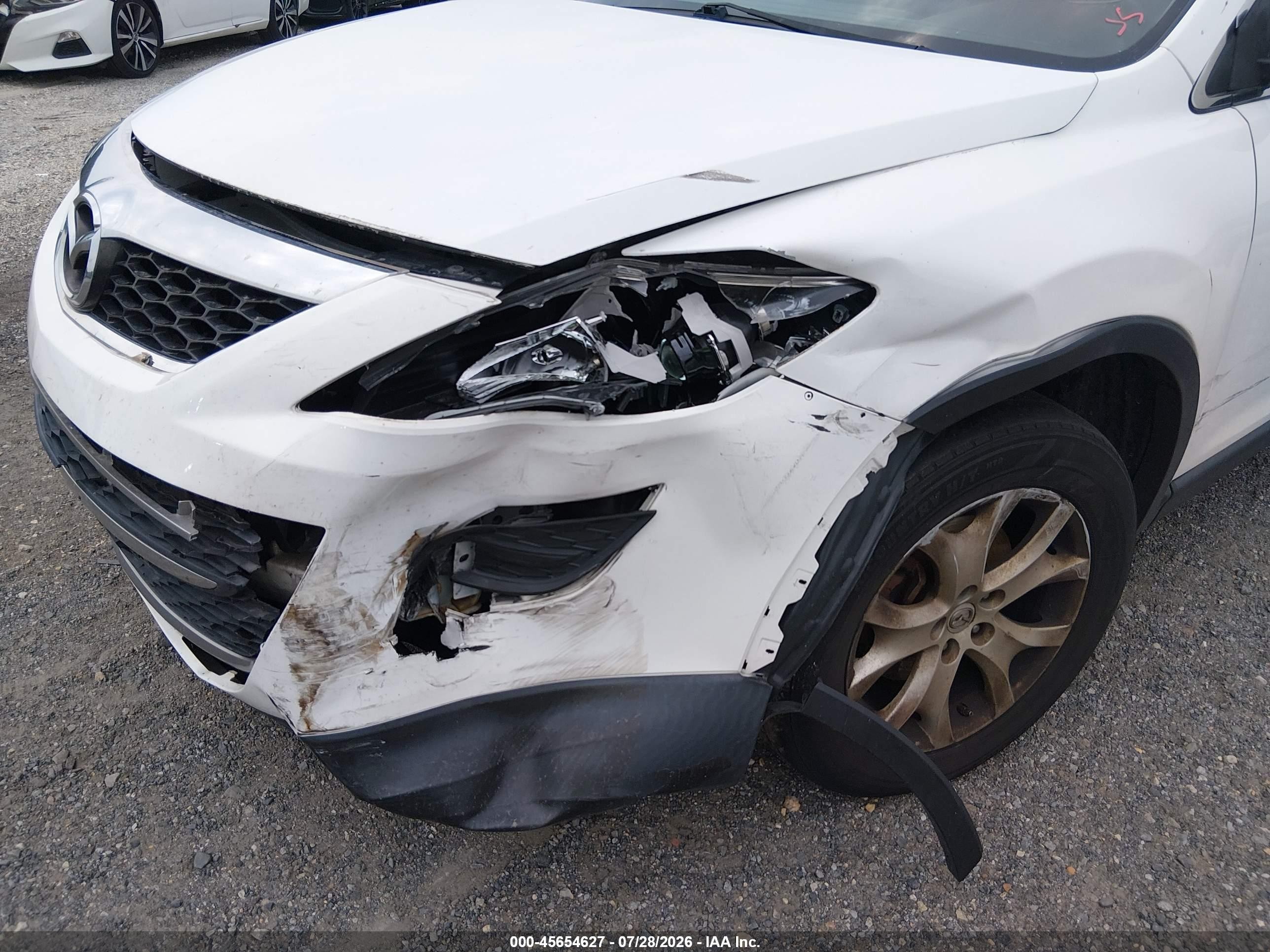 2011 Mazda Cx-9 Sport White vin: JM3TB3BVXB0315190