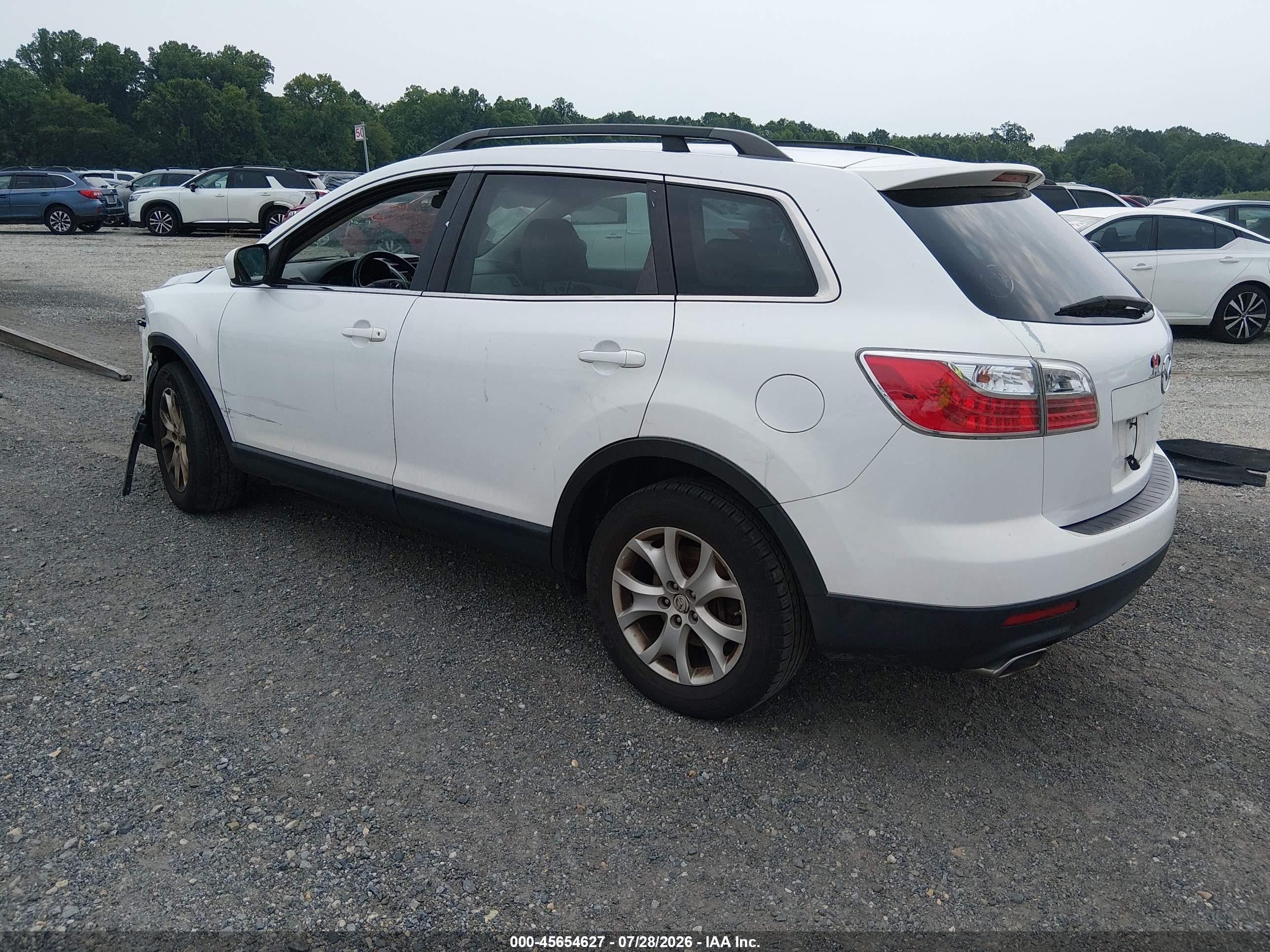 2011 Mazda Cx-9 Sport White vin: JM3TB3BVXB0315190