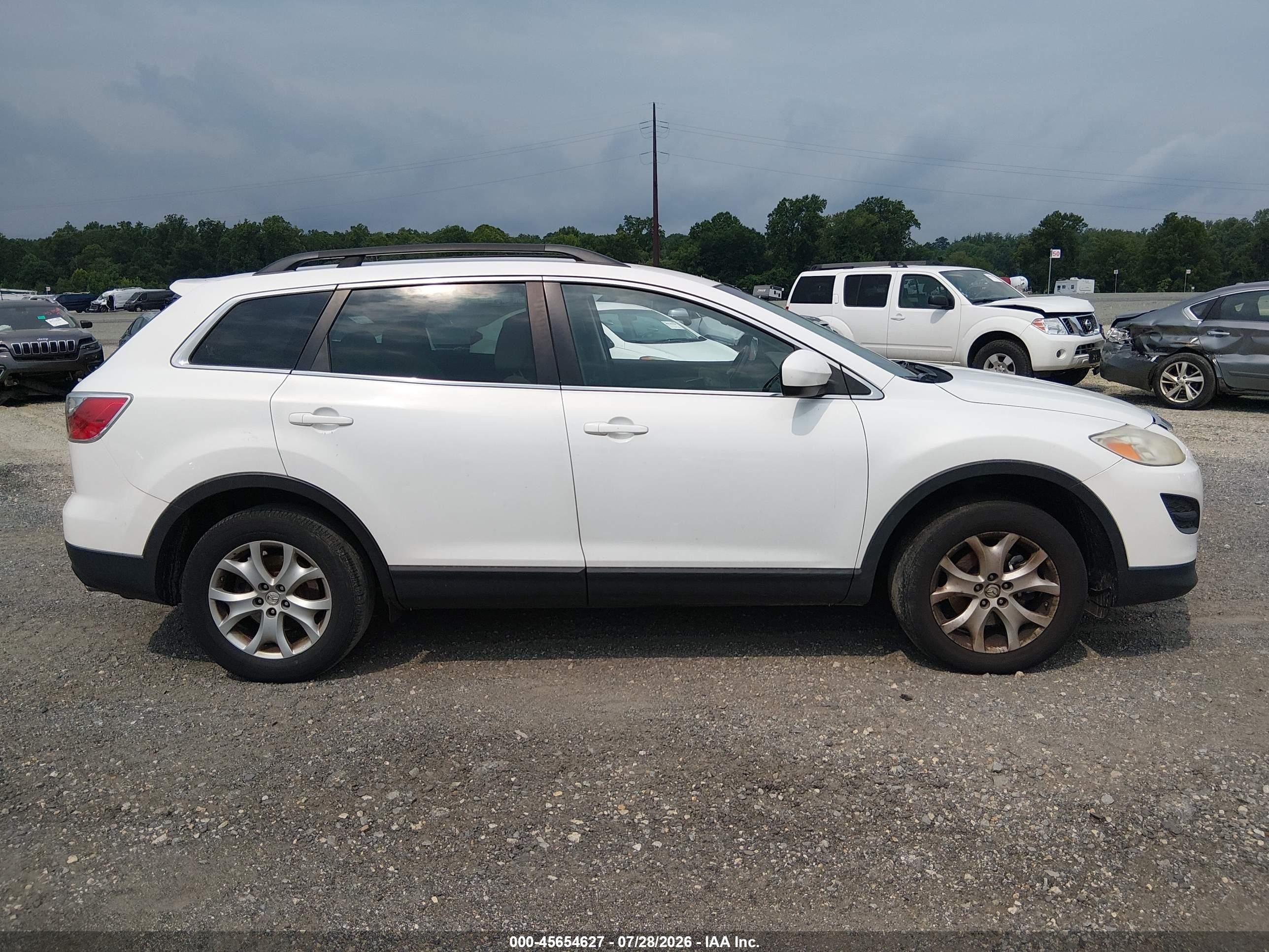 2011 Mazda Cx-9 Sport White vin: JM3TB3BVXB0315190