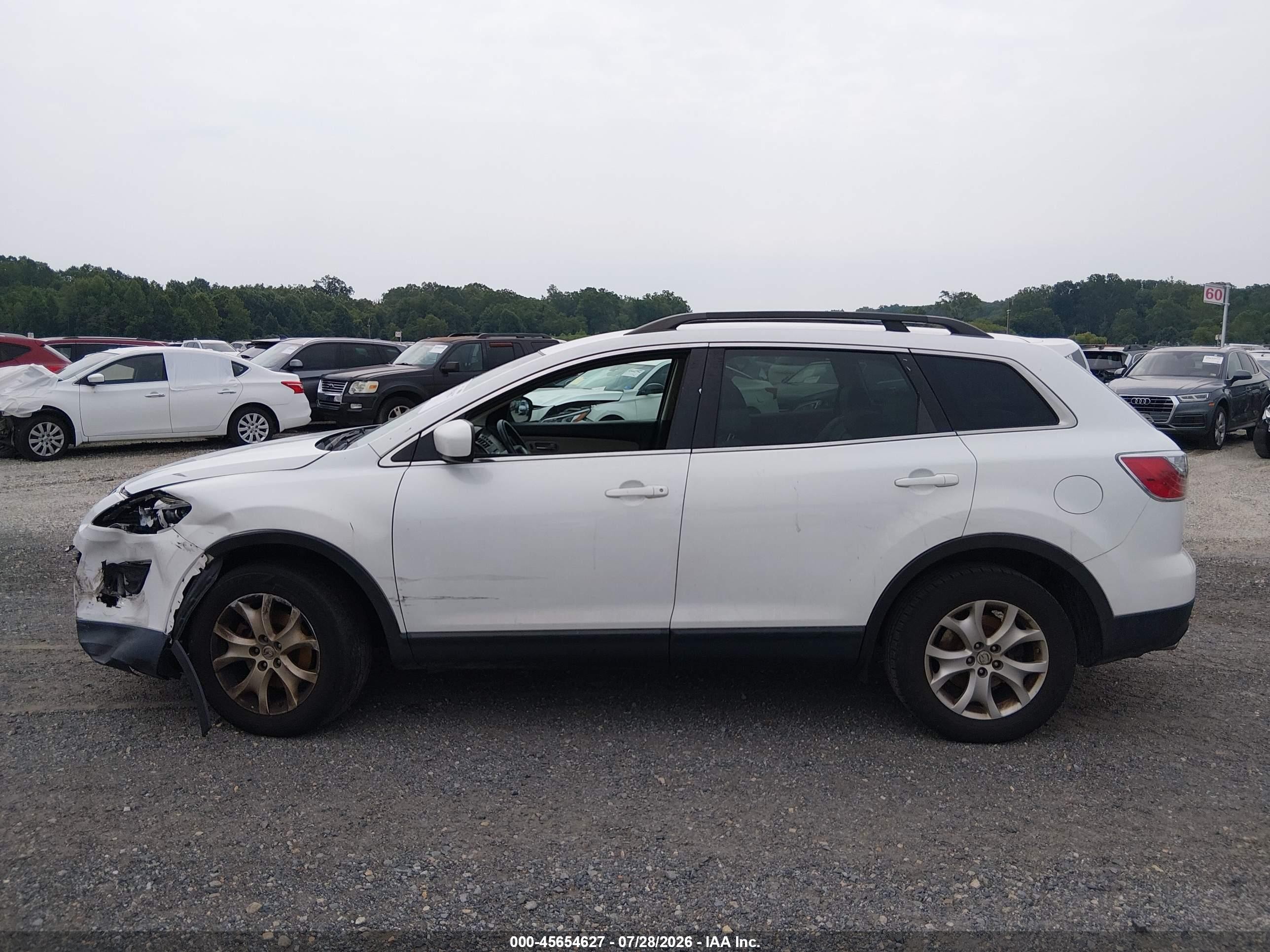 2011 Mazda Cx-9 Sport White vin: JM3TB3BVXB0315190