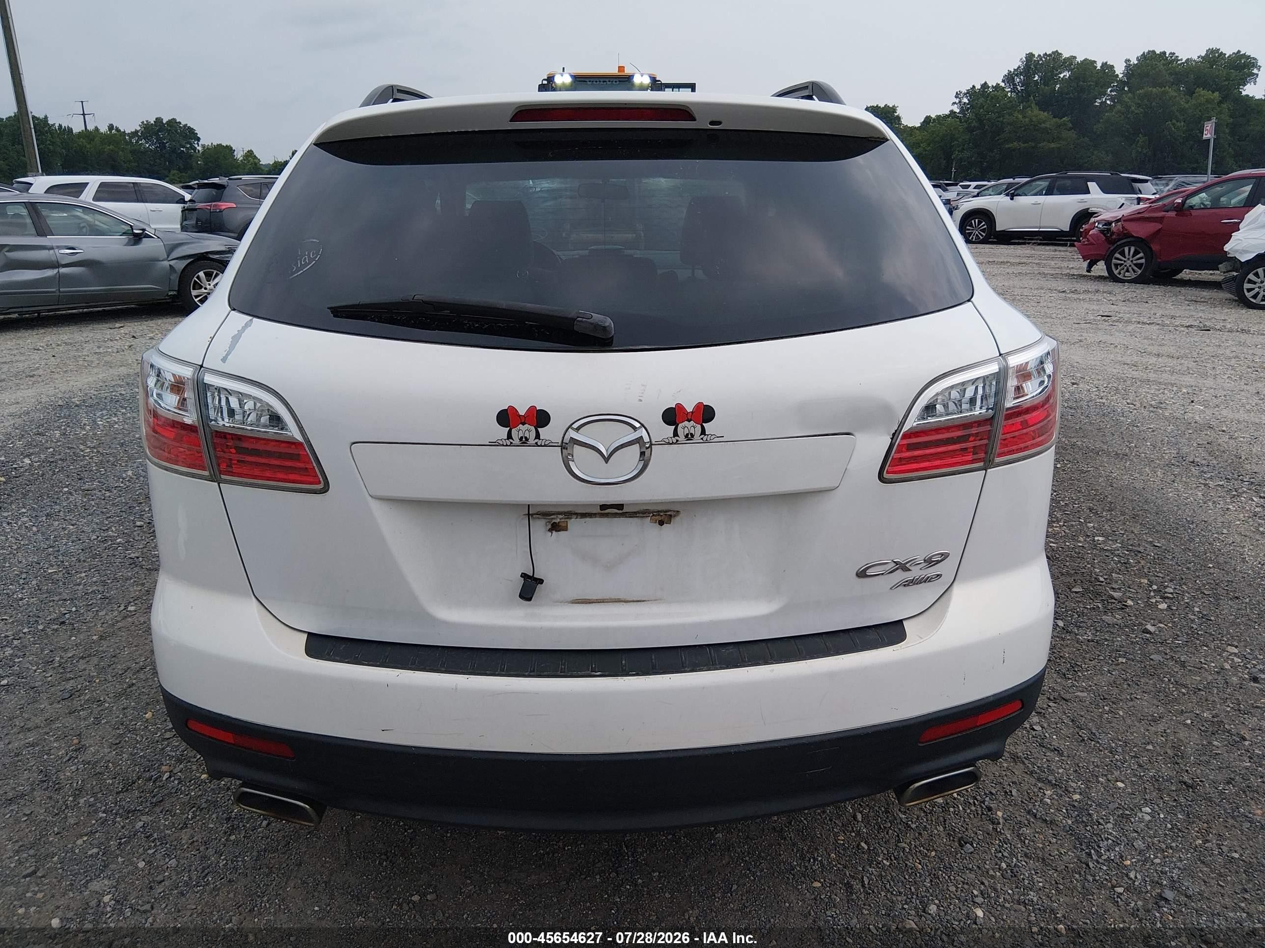 2011 Mazda Cx-9 Sport White vin: JM3TB3BVXB0315190