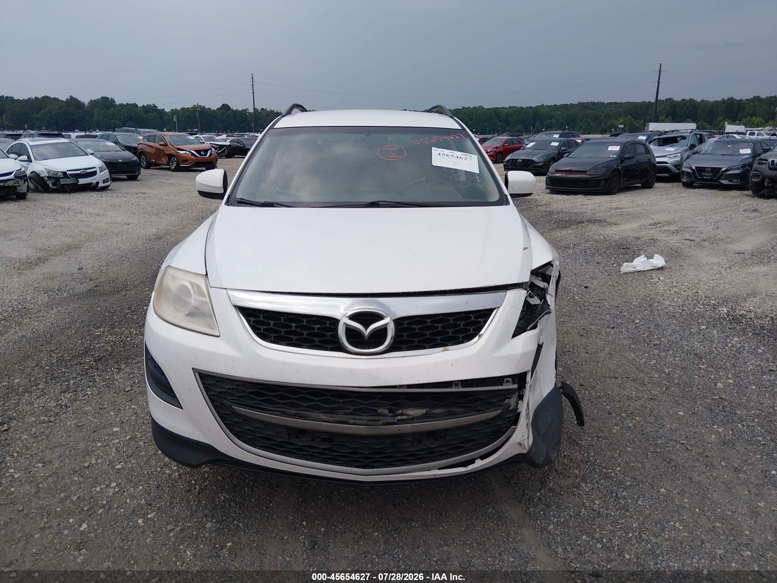 2011 Mazda Cx-9 Sport White vin: JM3TB3BVXB0315190
