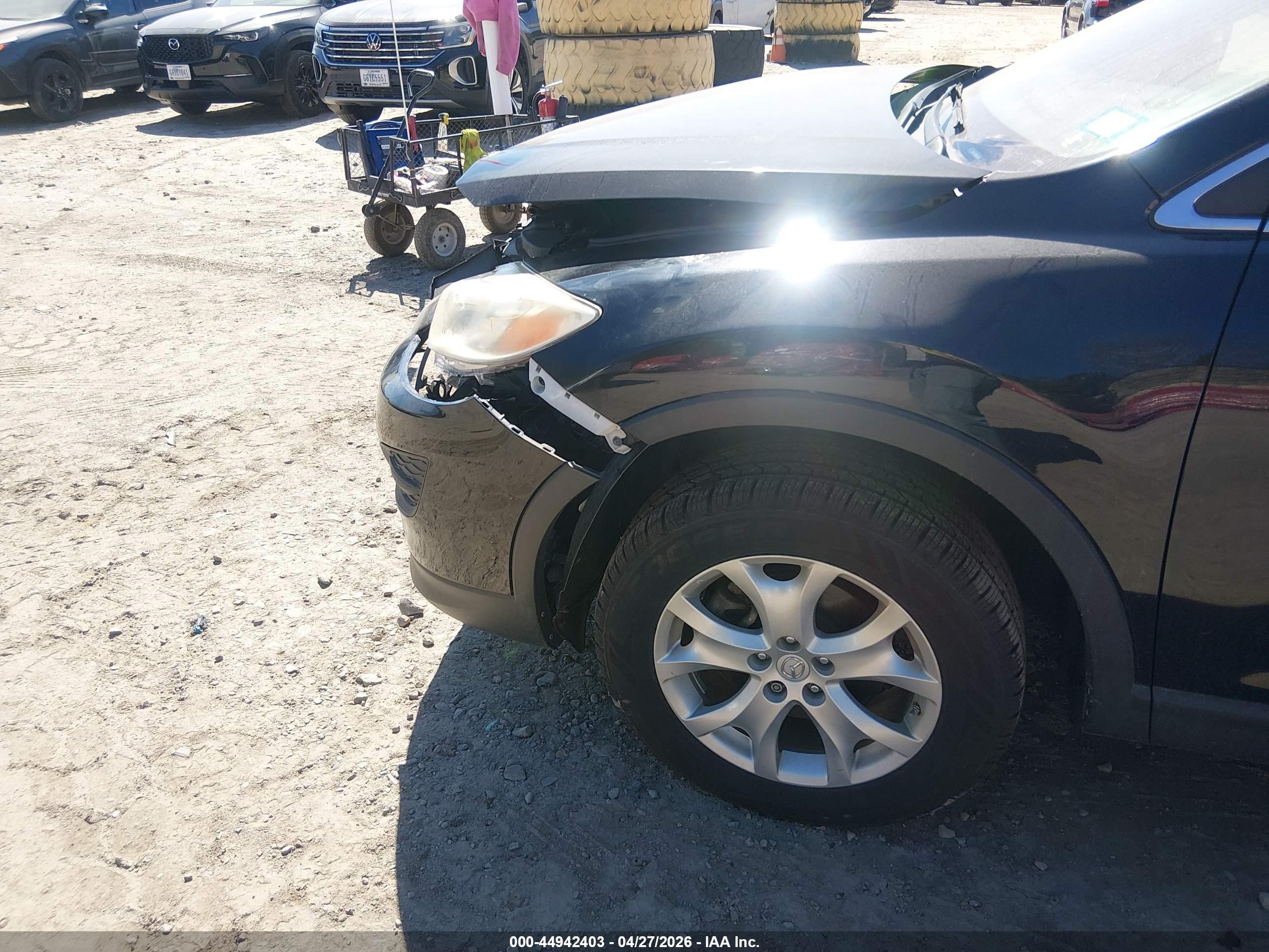 2011 Mazda Cx-9 Sport Black vin: JM3TB3BVXB0323712