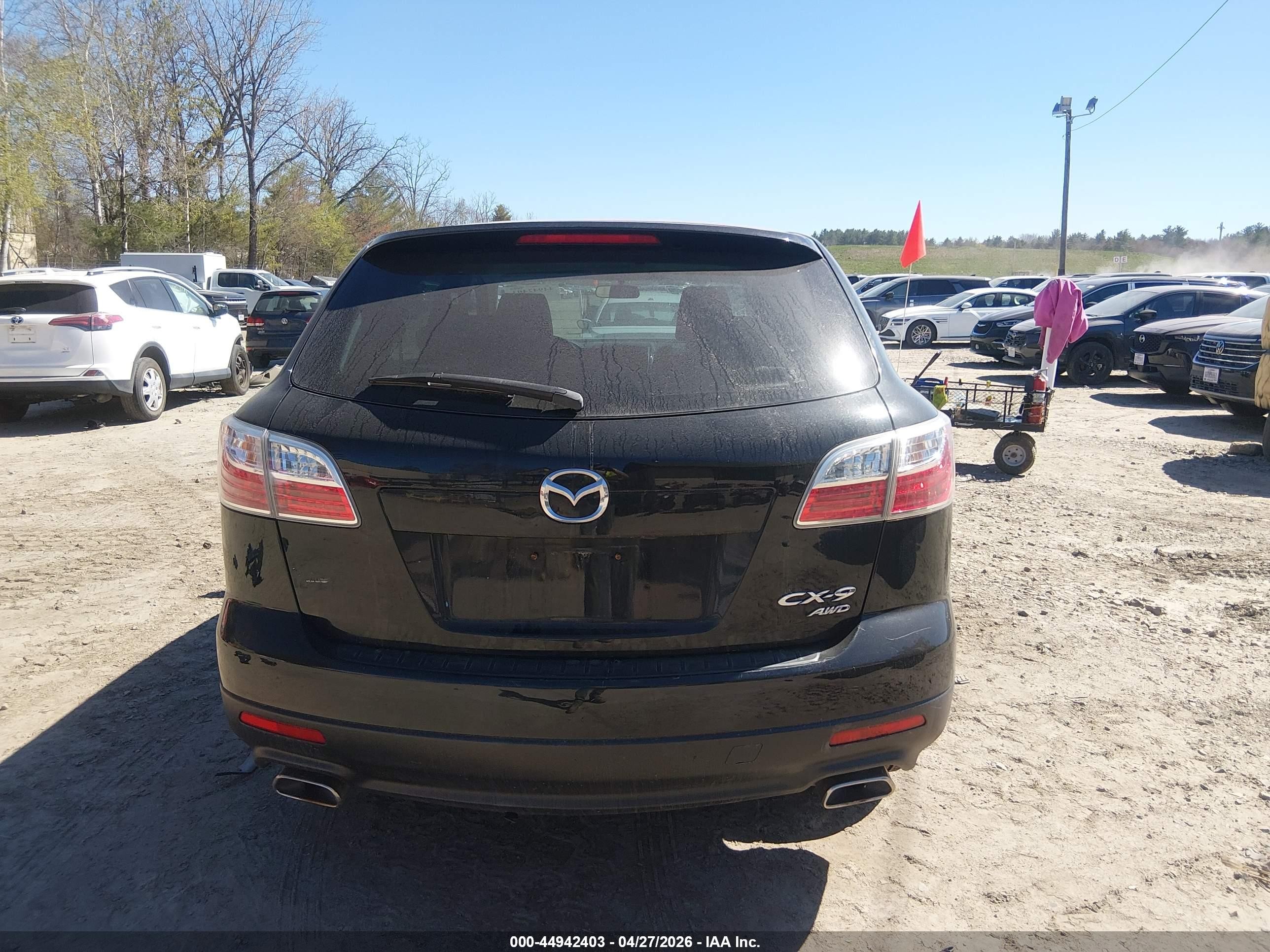 2011 Mazda Cx-9 Sport Black vin: JM3TB3BVXB0323712