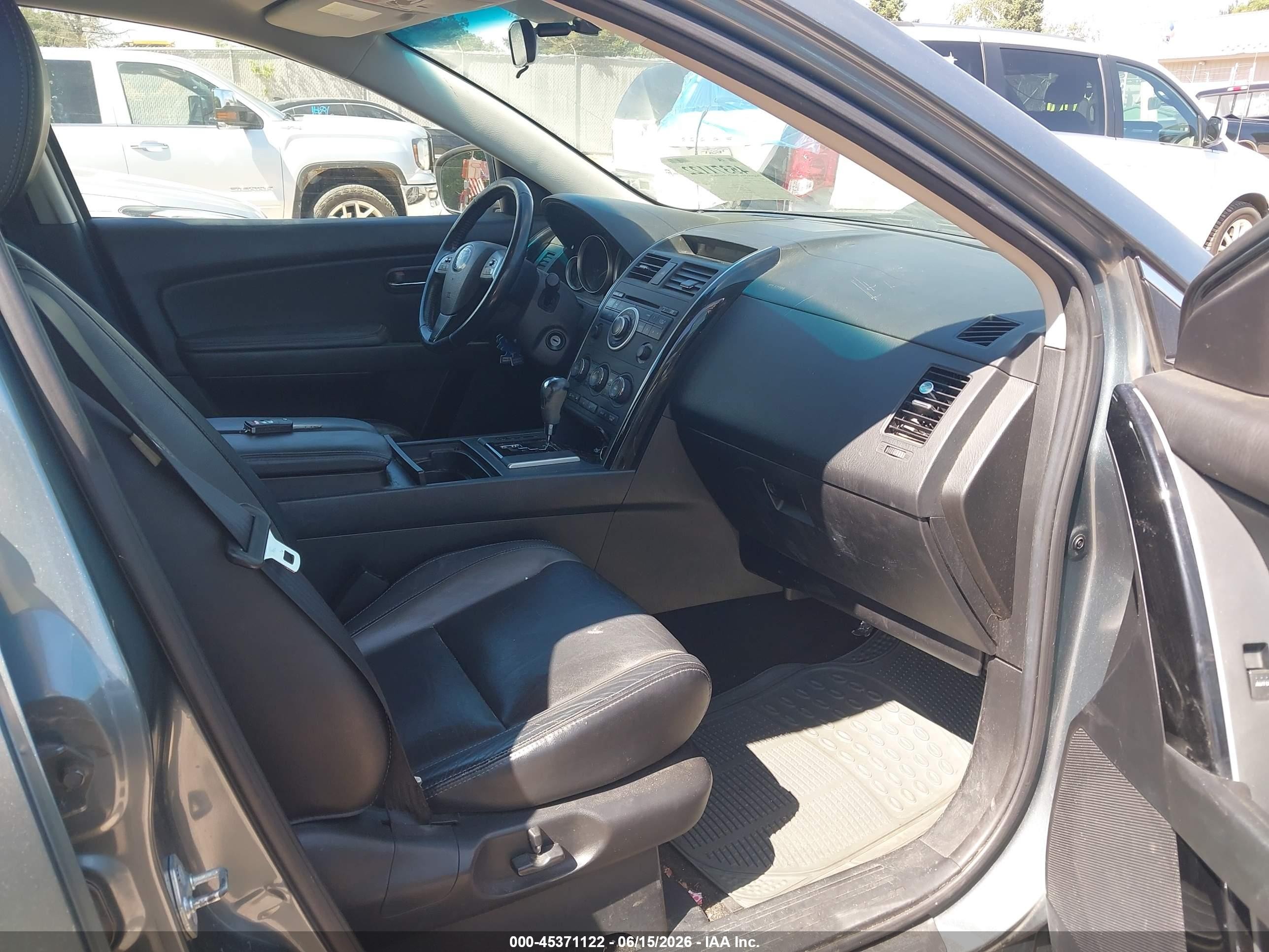 2012 Mazda Cx-9 Touring Gray vin: JM3TB3CA0C0344839