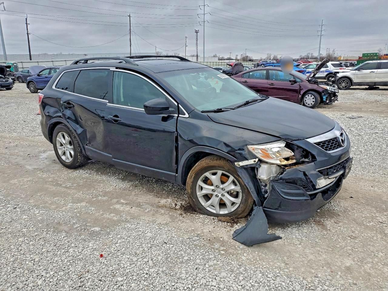 2012 Mazda Cx-9 Черный vin: JM3TB3CA0C0349992