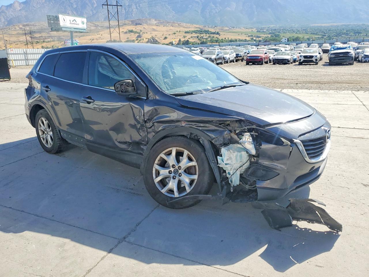 2013 Mazda Cx-9 Touring Gray vin: JM3TB3CA0D0405348