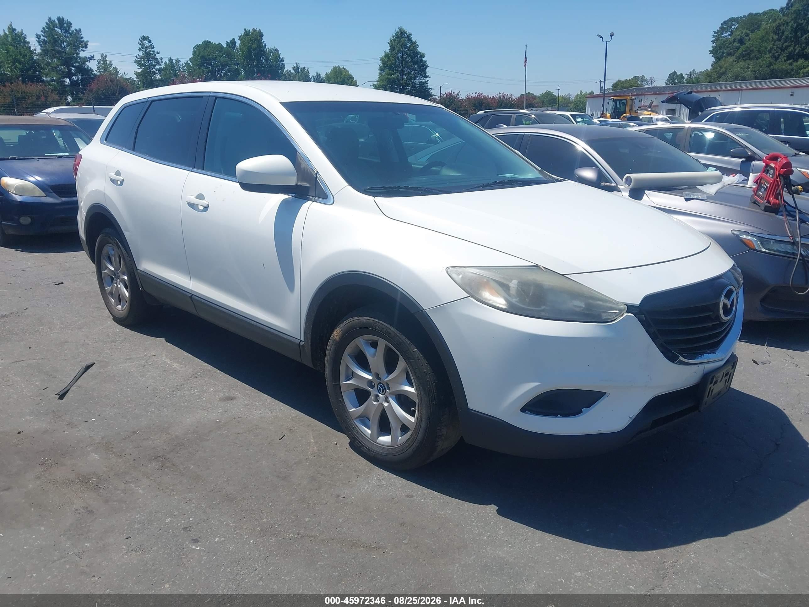 2015 Mazda Cx-9 Touring Белый vin: JM3TB3CA0F0453547