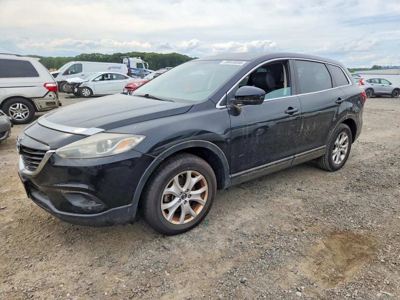 2015 Mazda Cx-9 Touring Black vin: JM3TB3CA0F0459364