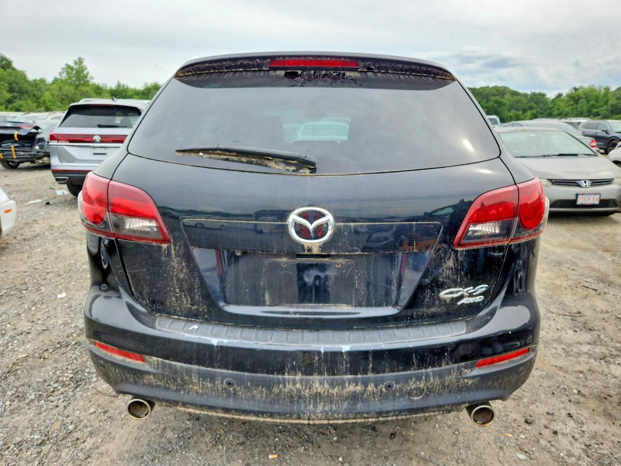 2015 Mazda Cx-9 Touring Black vin: JM3TB3CA0F0459364