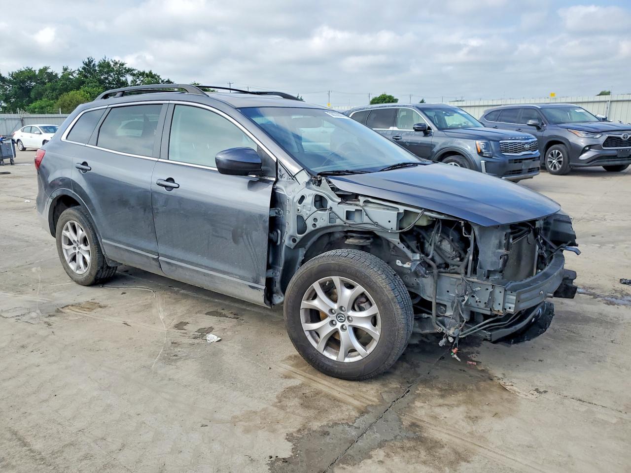 2014 Mazda Cx-9 Touring Charcoal vin: JM3TB3CA1E0445181