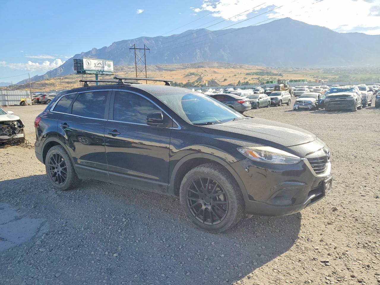 2013 Mazda Cx-9 Touring Black vin: JM3TB3CA2D0418702