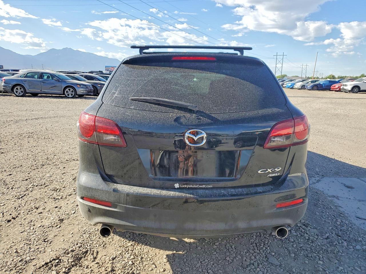 2013 Mazda Cx-9 Touring Black vin: JM3TB3CA2D0418702