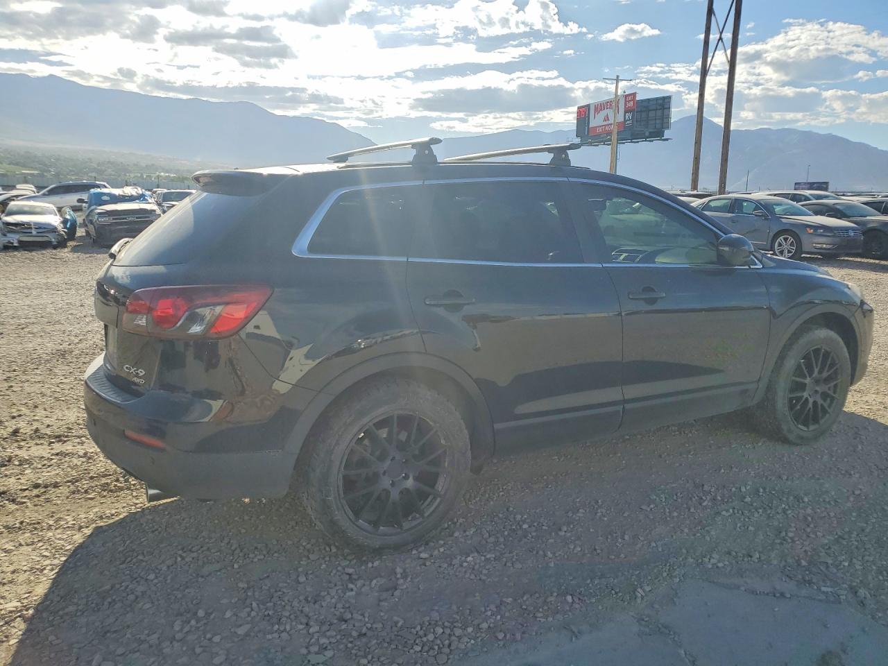 2013 Mazda Cx-9 Touring Black vin: JM3TB3CA2D0418702