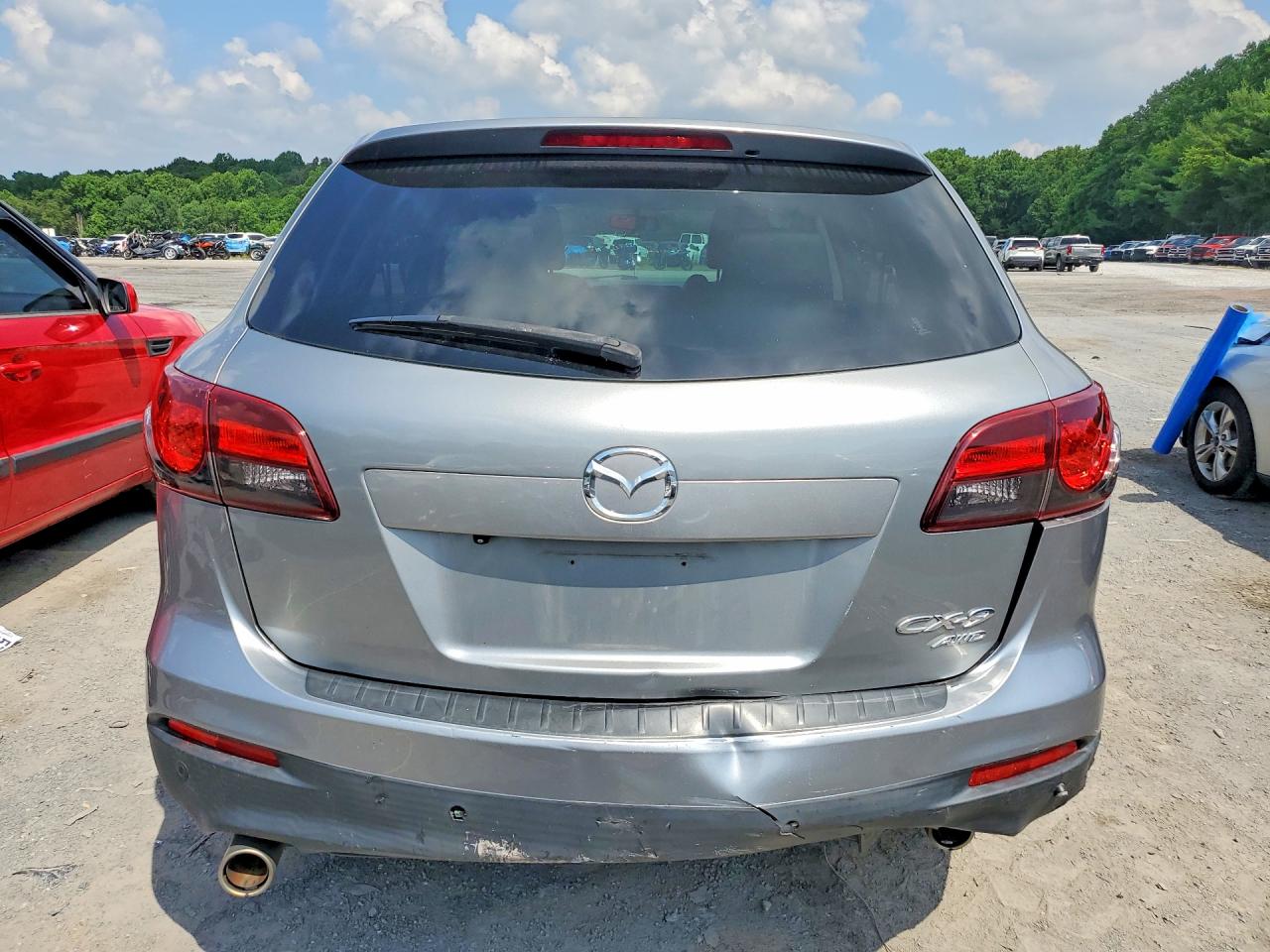2014 Mazda Cx-9 Touring Silver vin: JM3TB3CA2E0433931