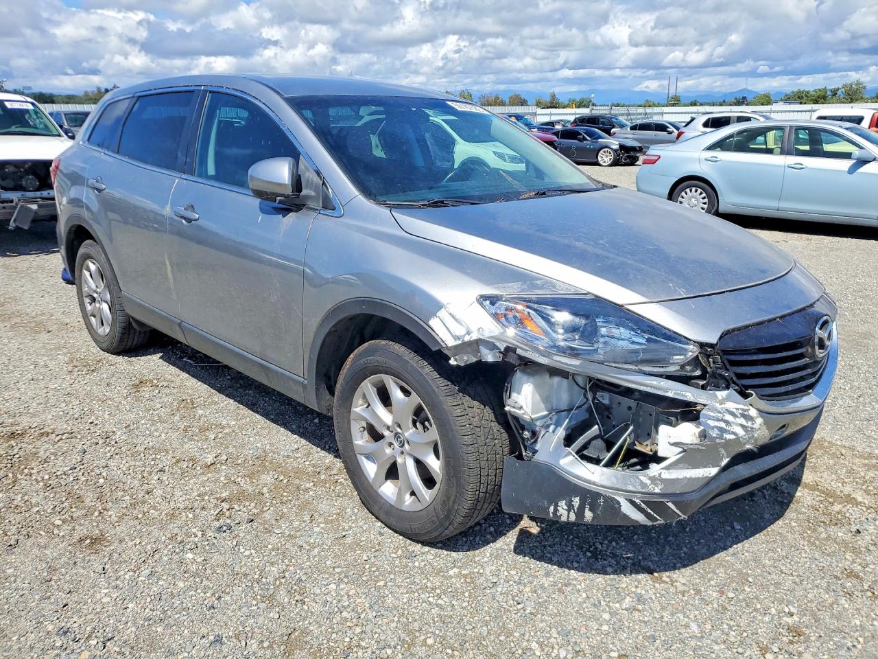 2015 Mazda Cx-9 Touring Gray vin: JM3TB3CA2F0453985