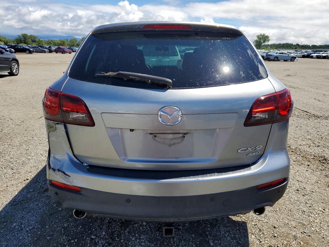 2015 Mazda Cx-9 Touring Gray vin: JM3TB3CA2F0453985