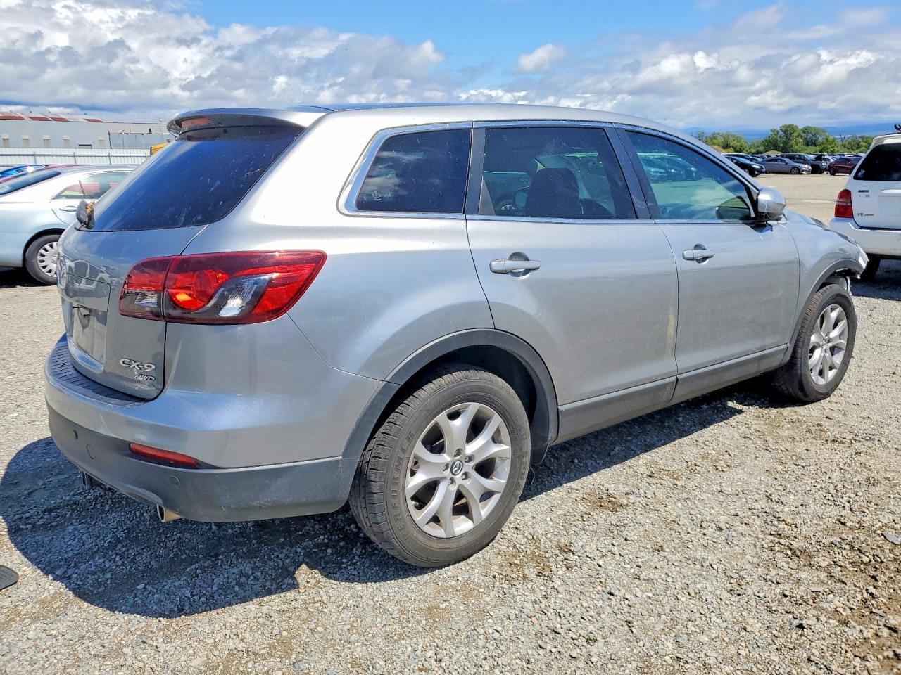 2015 Mazda Cx-9 Touring Gray vin: JM3TB3CA2F0453985