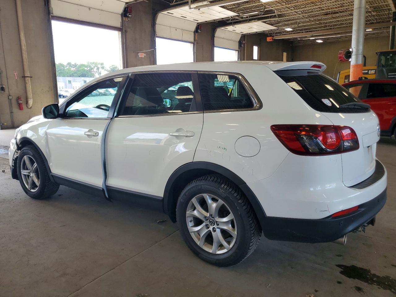 2015 Mazda Cx-9 Touring White vin: JM3TB3CA2F0454909