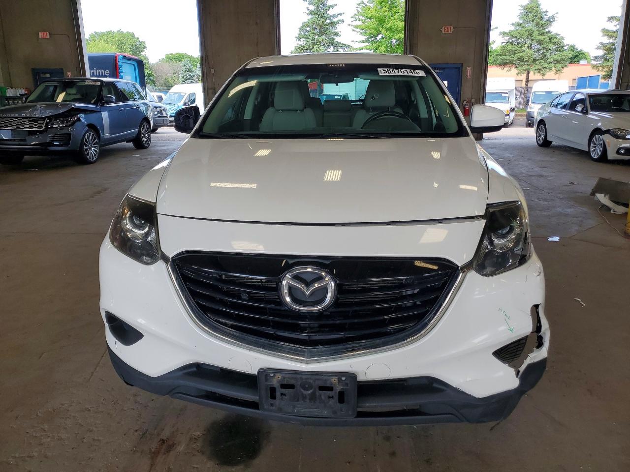 2015 Mazda Cx-9 Touring White vin: JM3TB3CA2F0454909