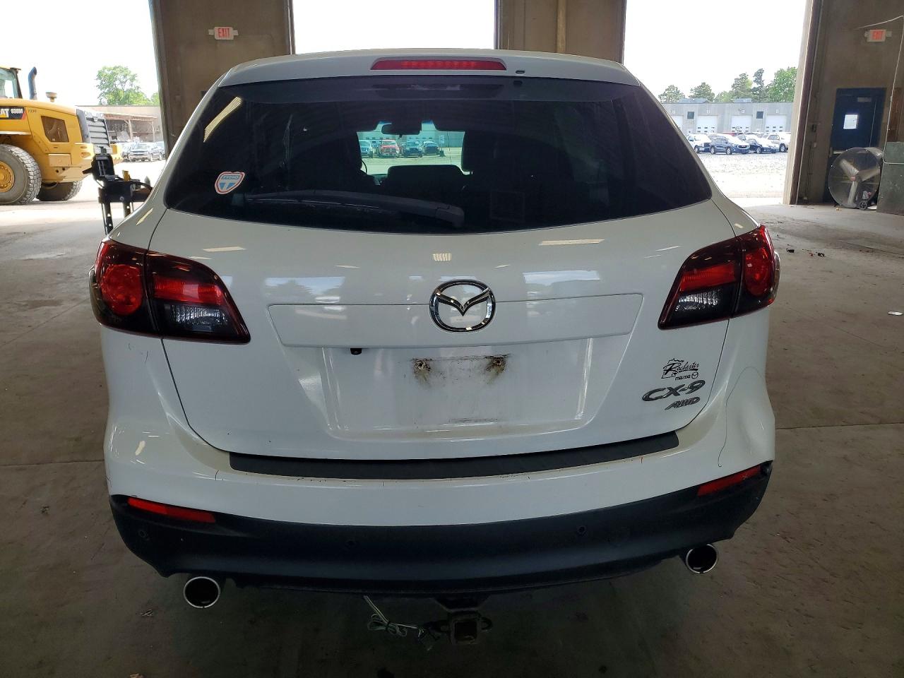 2015 Mazda Cx-9 Touring White vin: JM3TB3CA2F0454909