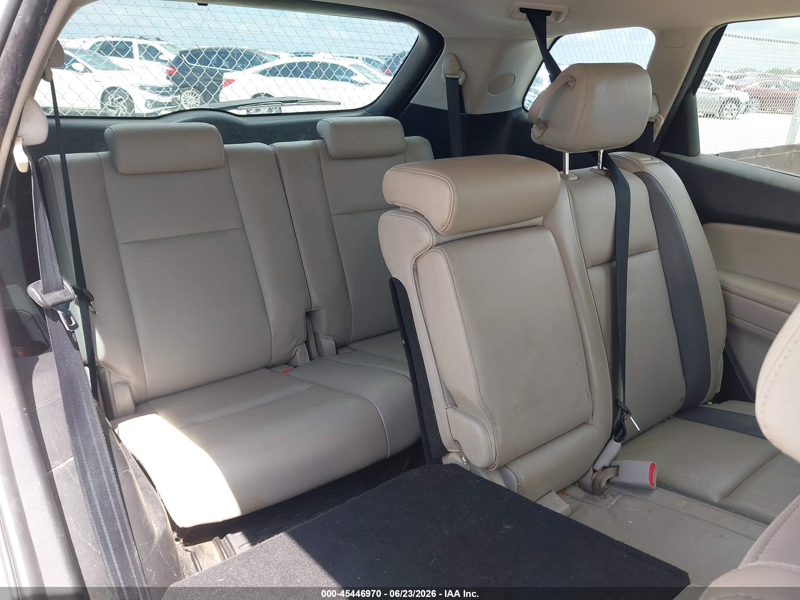 2011 Mazda Cx-9 Touring White vin: JM3TB3CA3B0315477