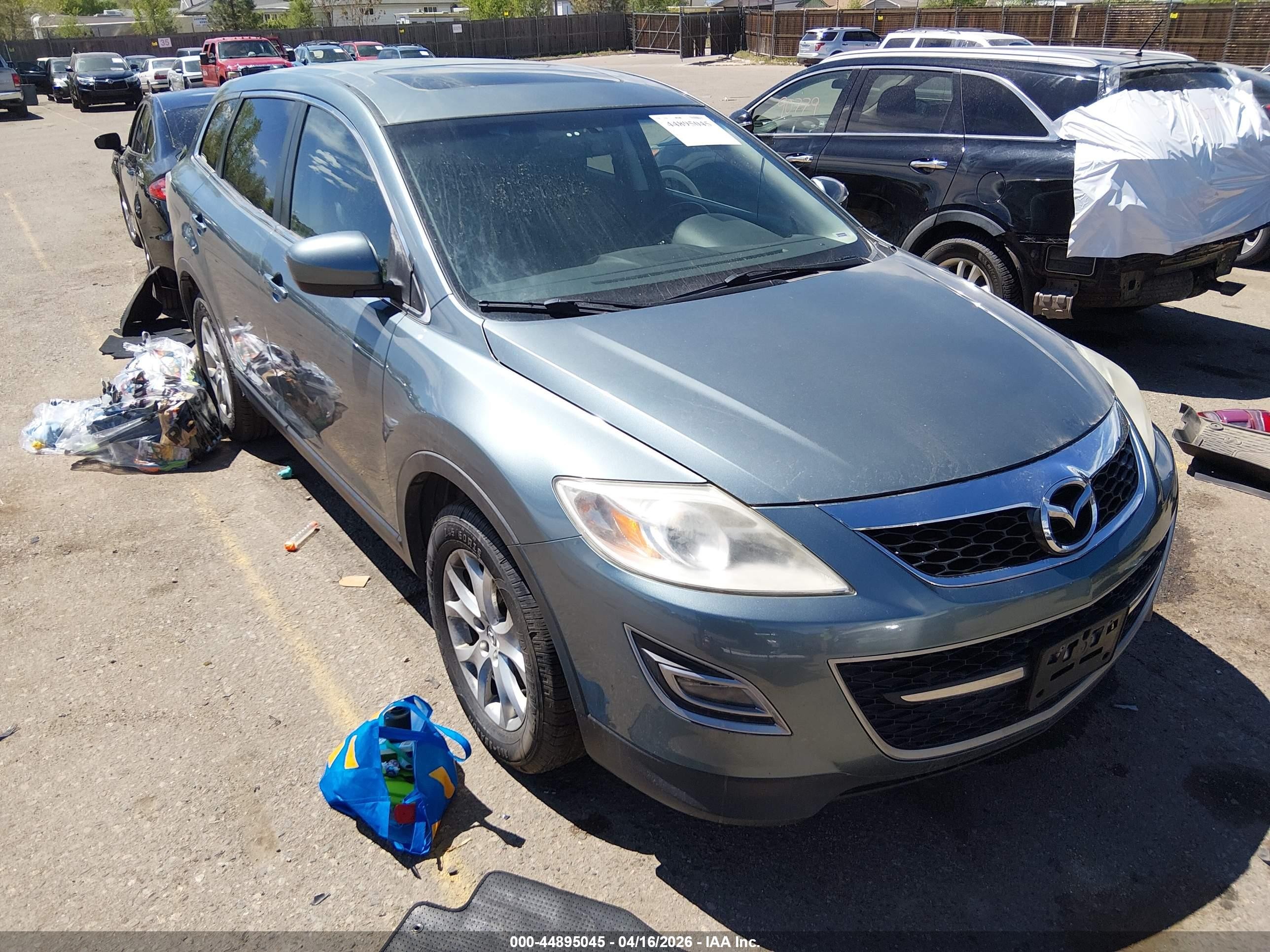 2011 Mazda Cx-9 Touring Gray vin: JM3TB3CA4B0303645