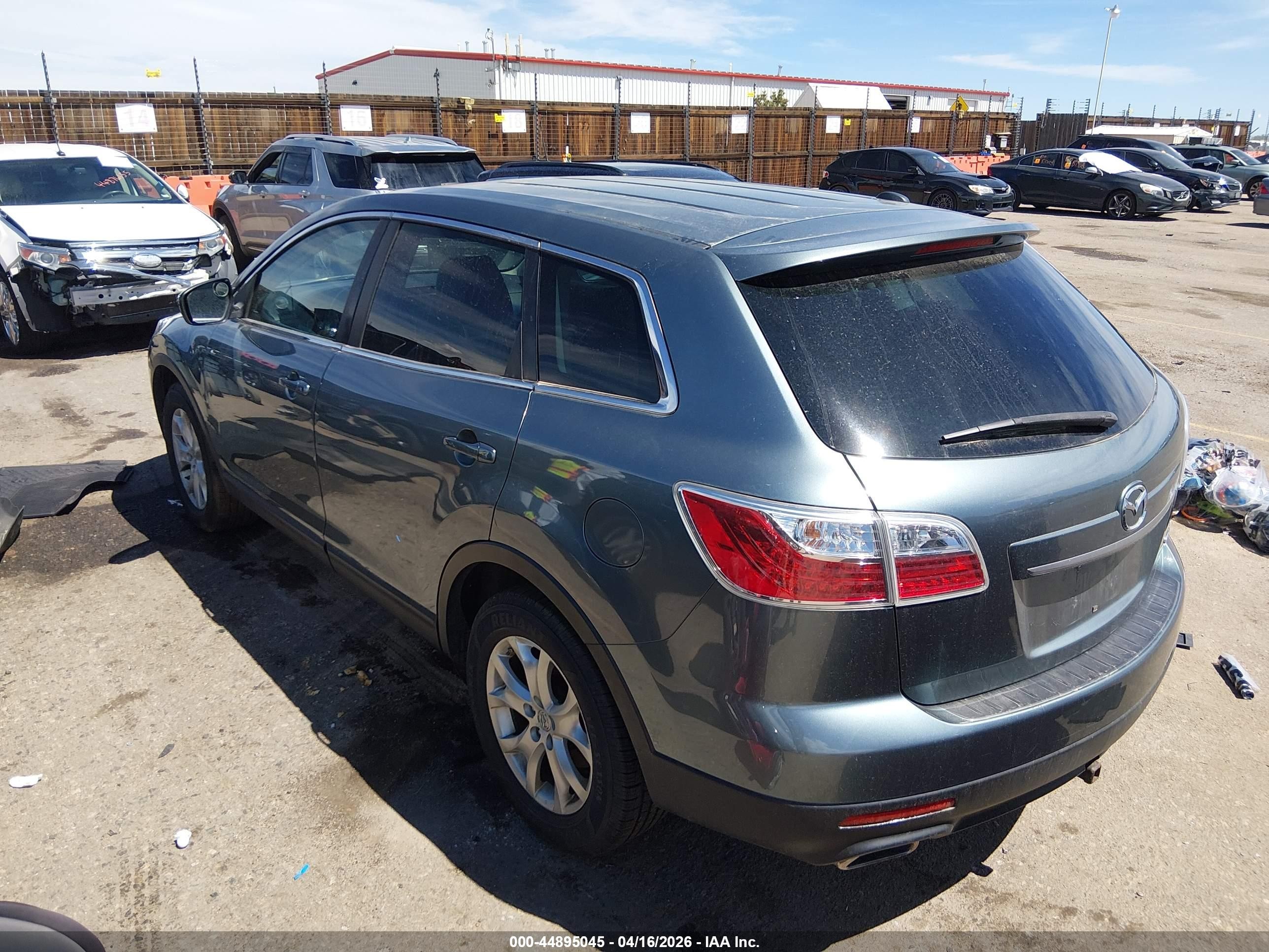 2011 Mazda Cx-9 Touring Gray vin: JM3TB3CA4B0303645