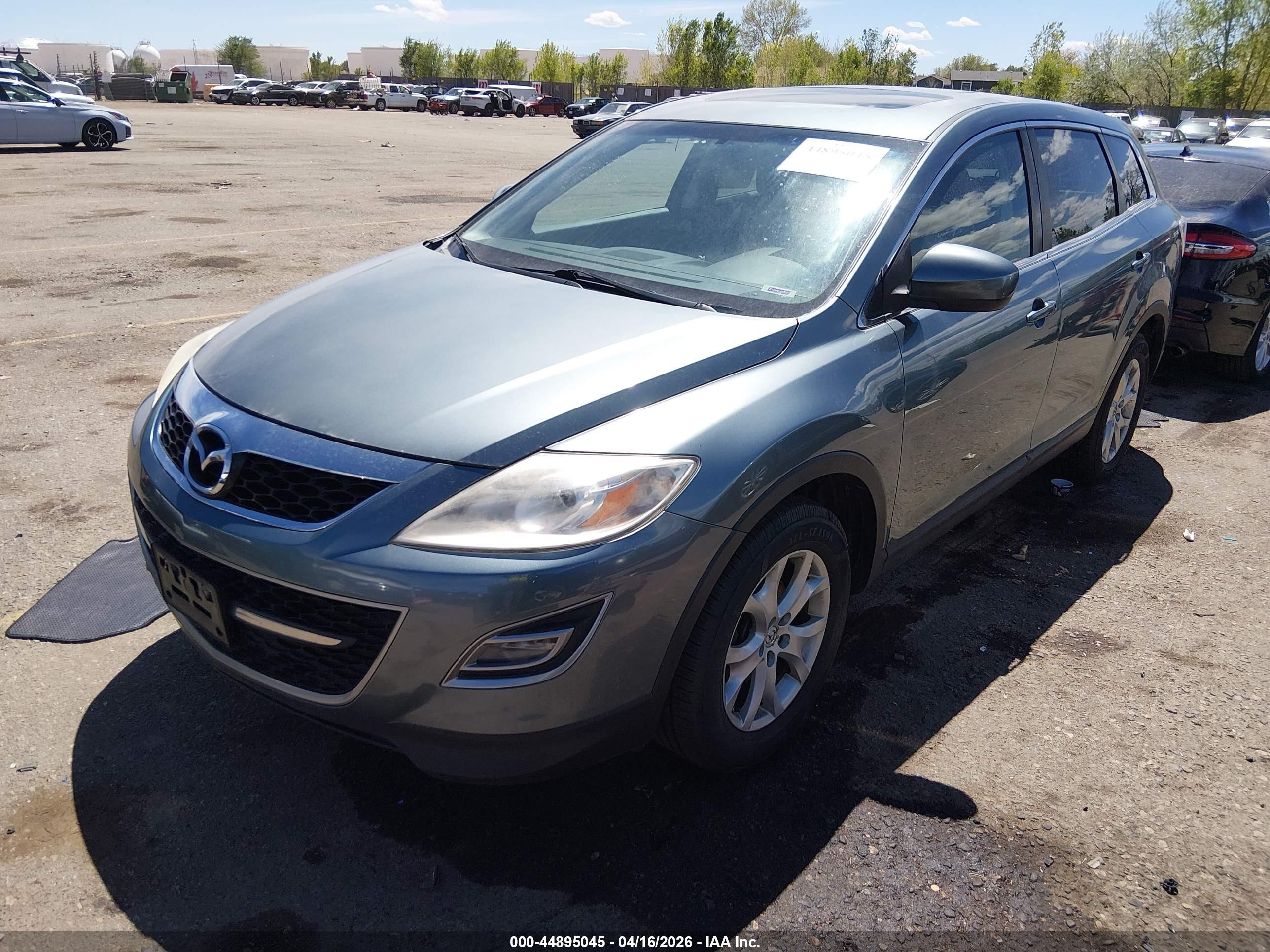 2011 Mazda Cx-9 Touring Gray vin: JM3TB3CA4B0303645