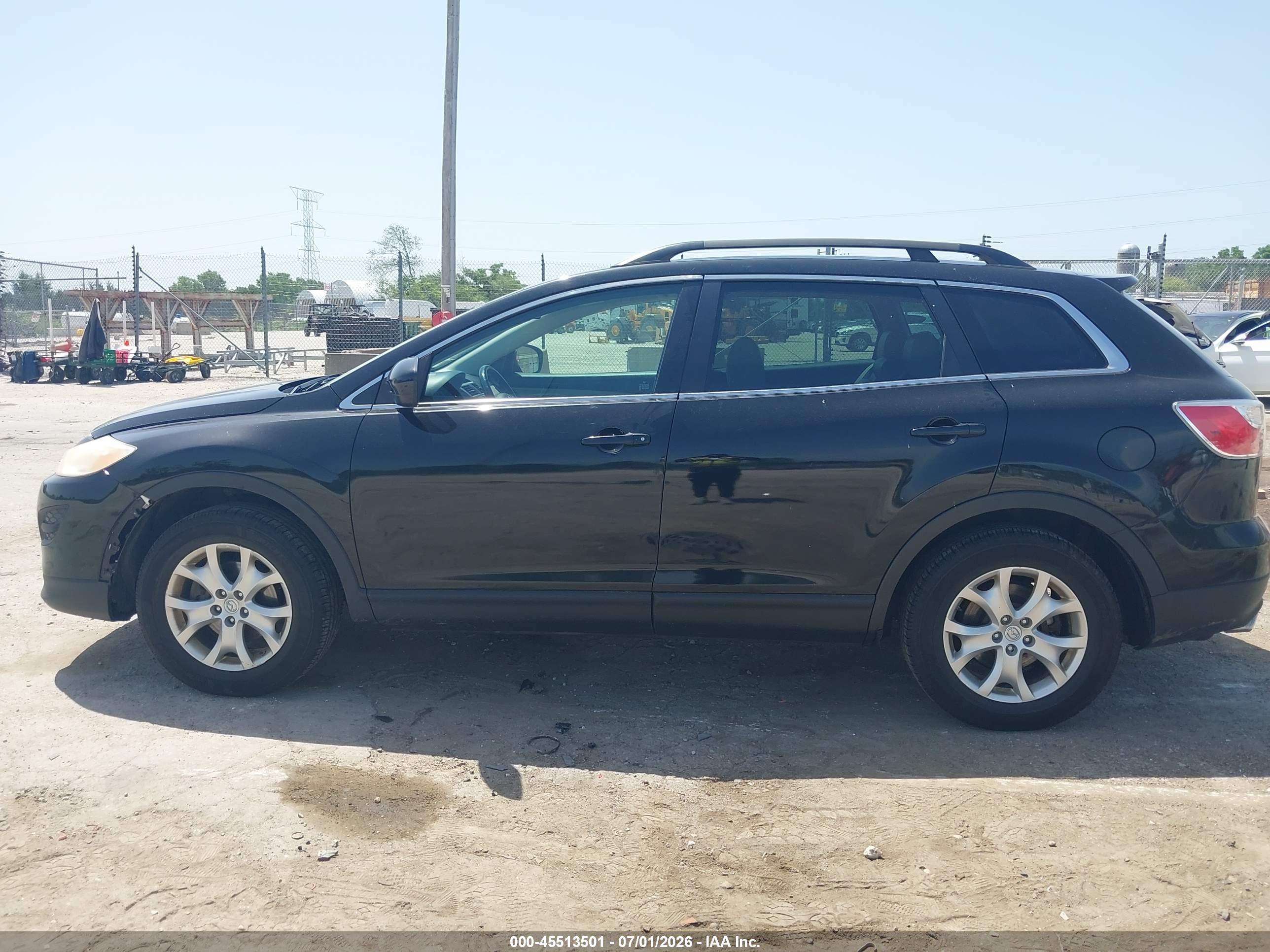 2011 Mazda Cx-9 Touring Black vin: JM3TB3CA4B0320557