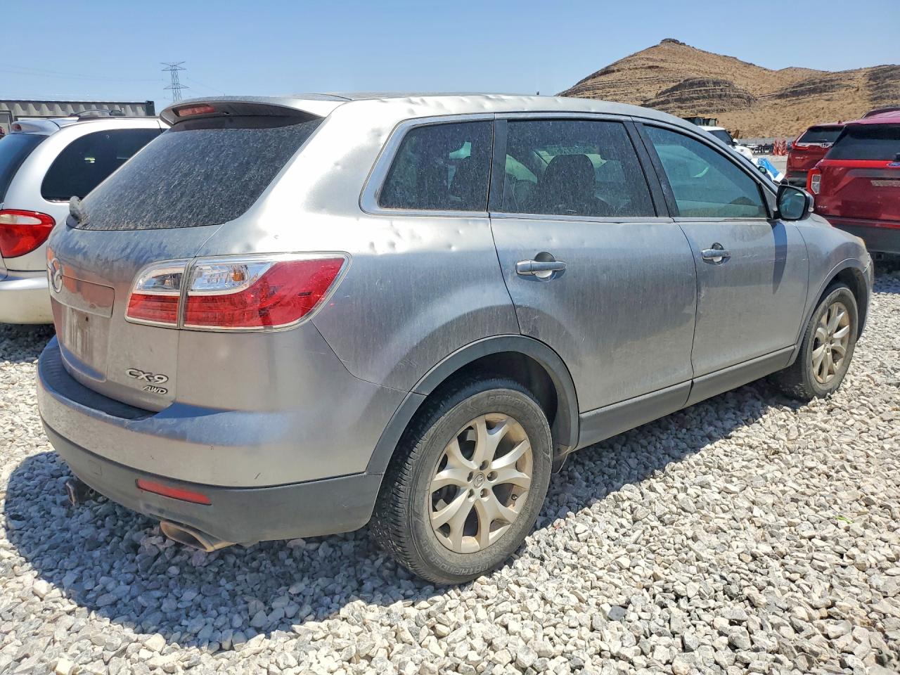 2012 Mazda Cx-9 Gray vin: JM3TB3CA4C0337795