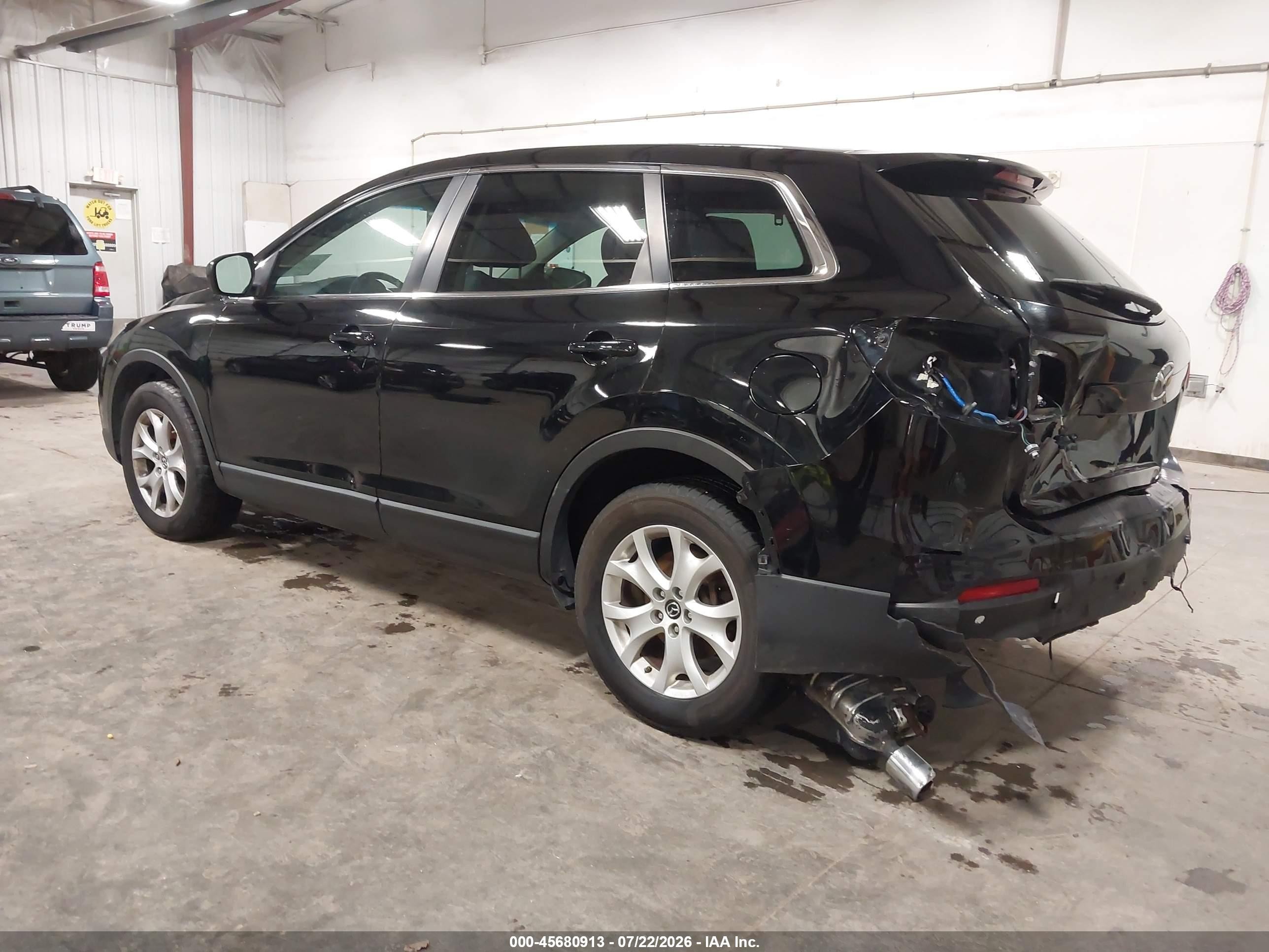 2013 Mazda Cx-9 Touring Black vin: JM3TB3CA4D0403358