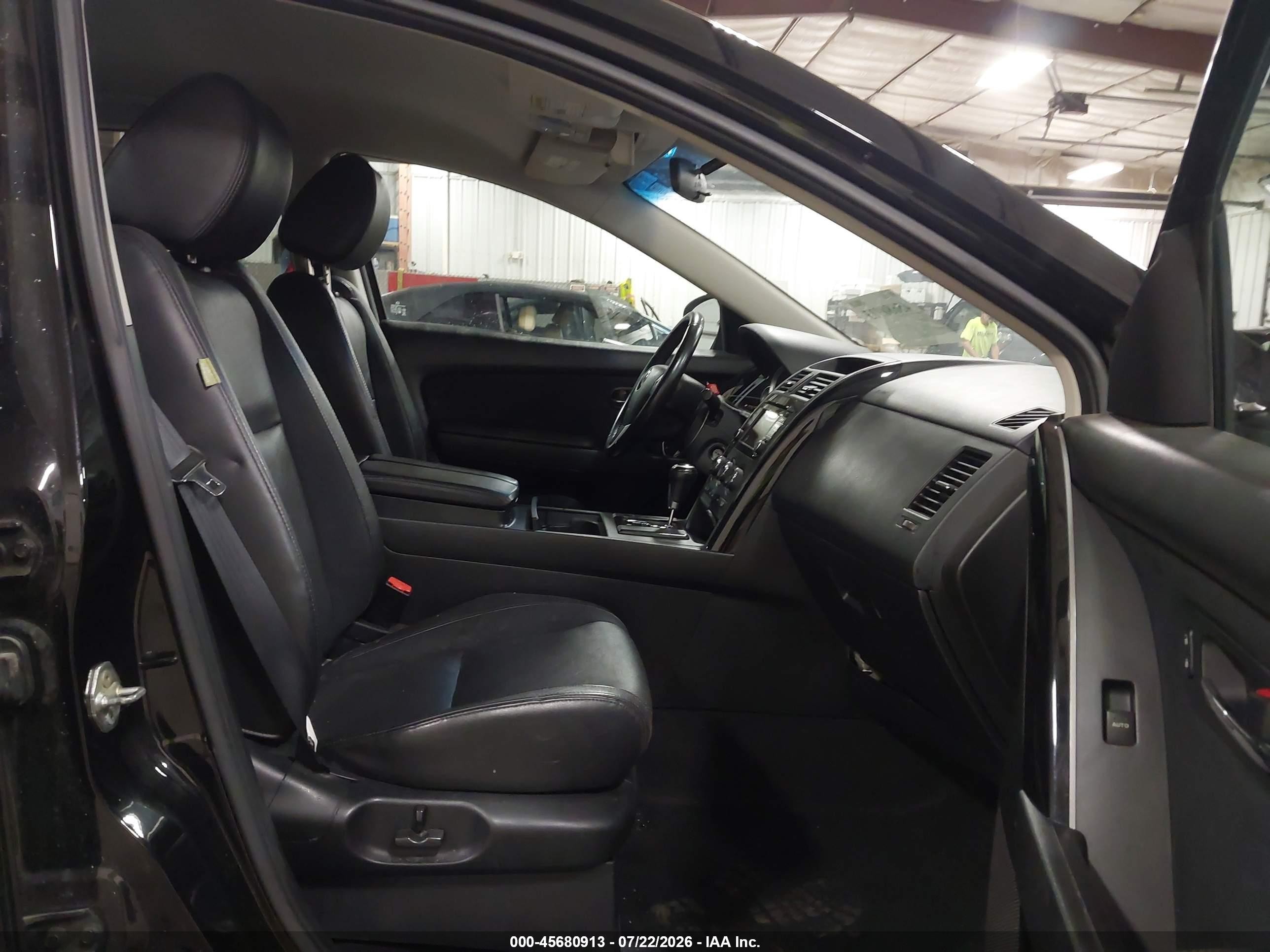 2013 Mazda Cx-9 Touring Black vin: JM3TB3CA4D0403358
