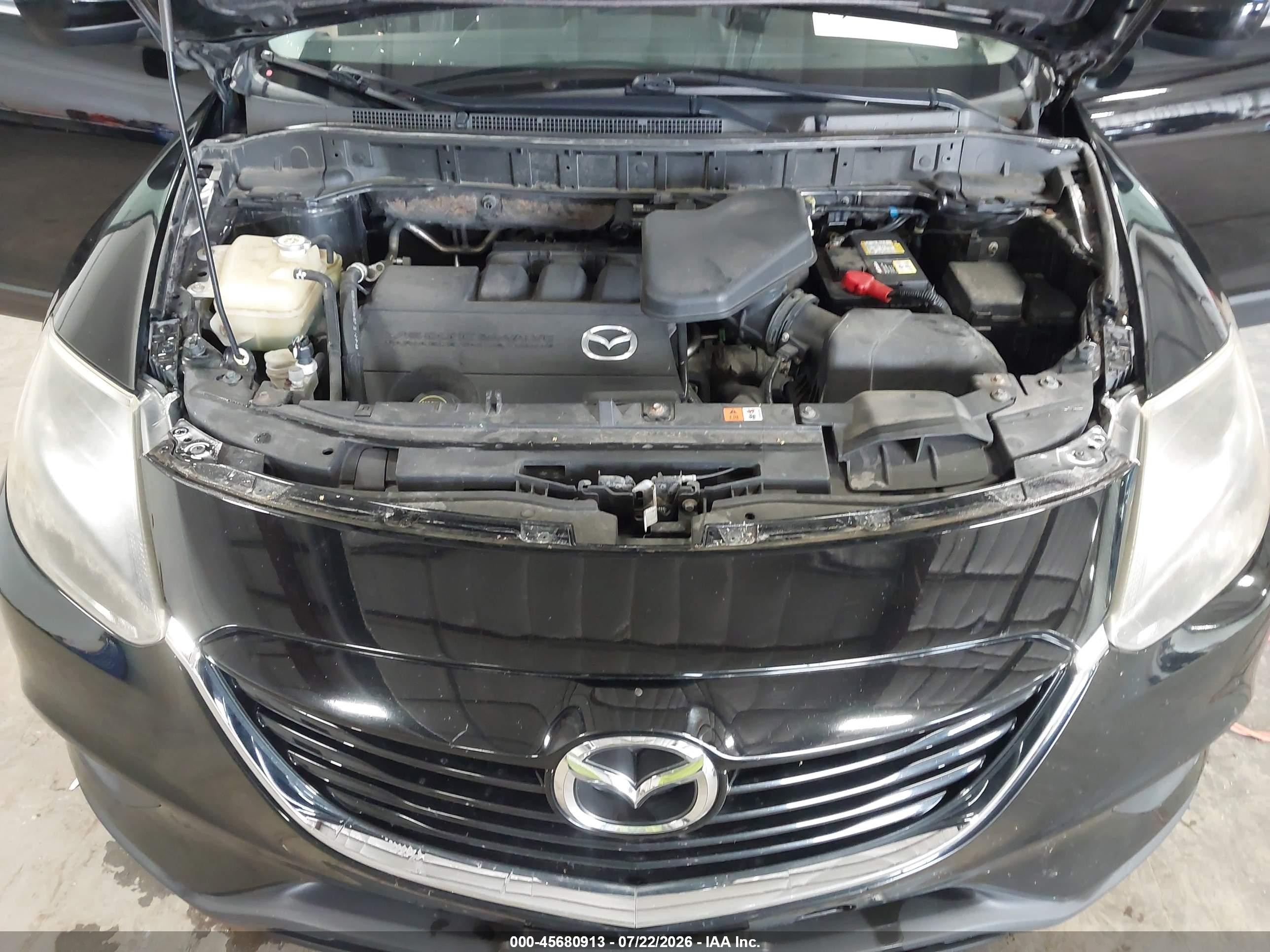 2013 Mazda Cx-9 Touring Black vin: JM3TB3CA4D0403358