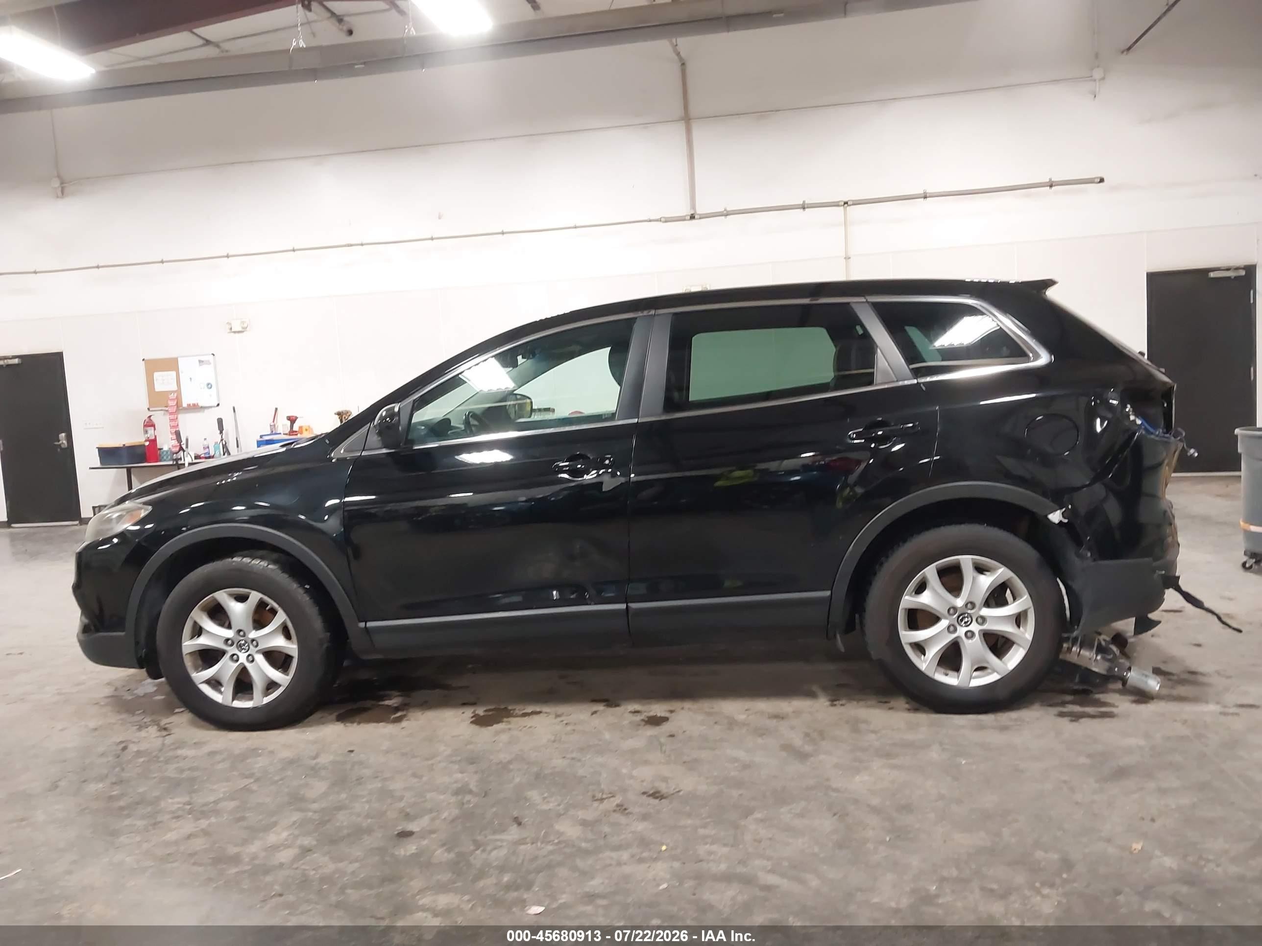 2013 Mazda Cx-9 Touring Black vin: JM3TB3CA4D0403358