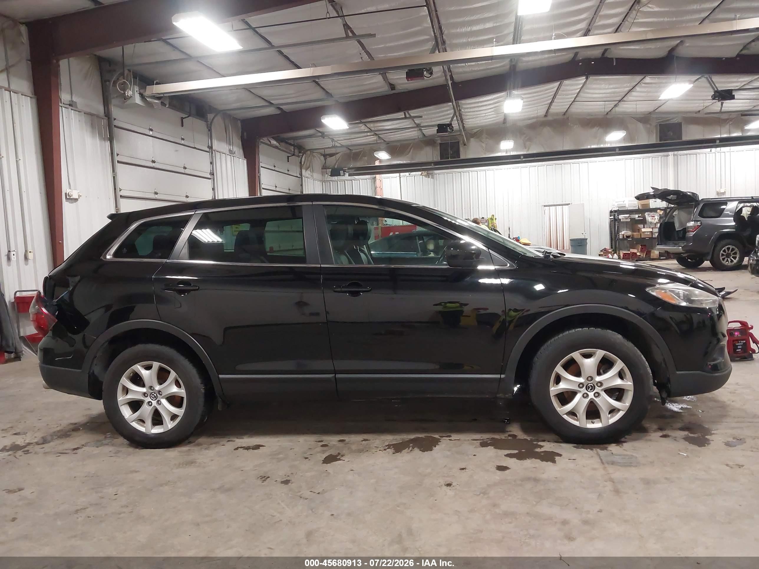 2013 Mazda Cx-9 Touring Black vin: JM3TB3CA4D0403358