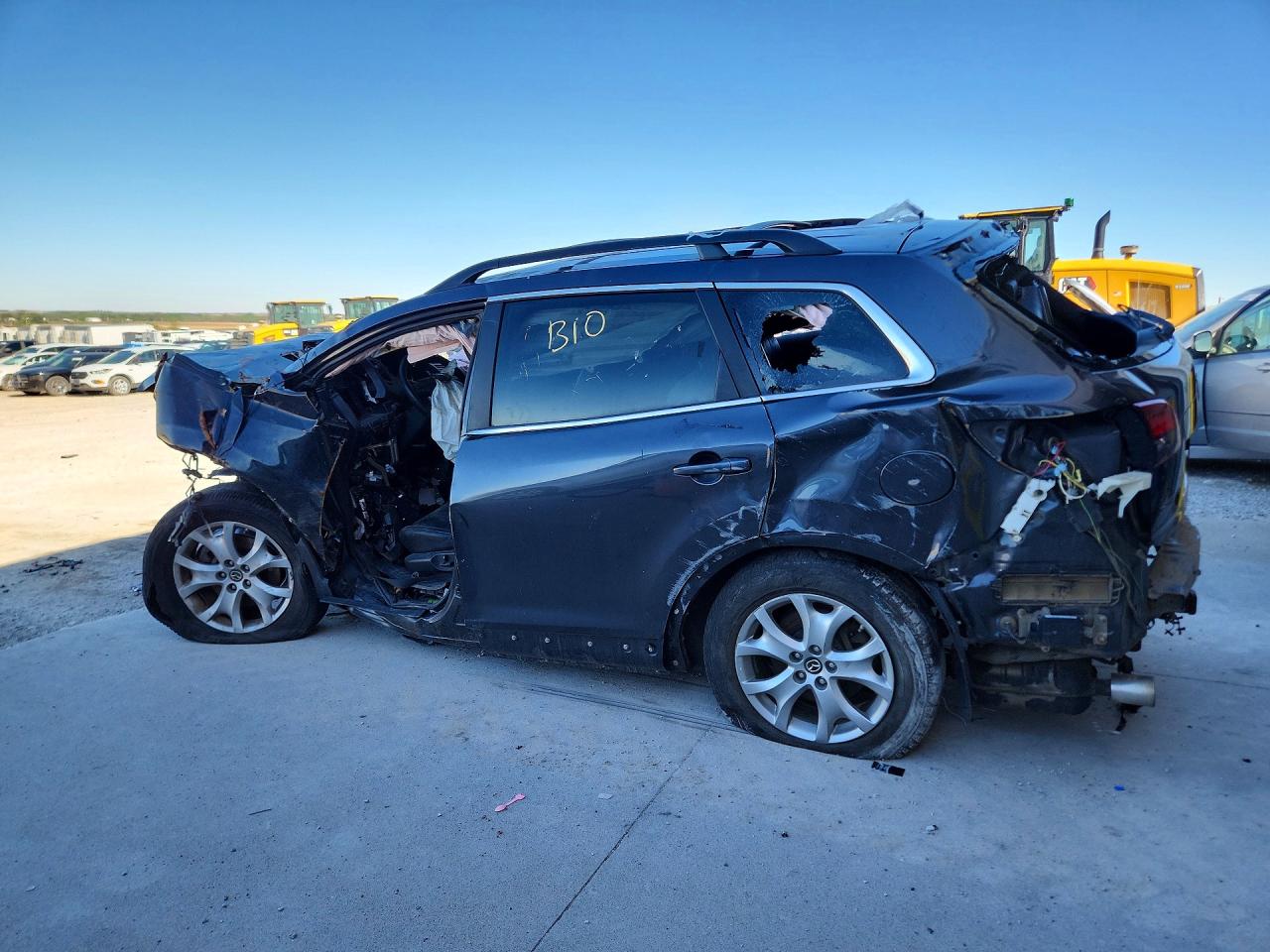 2015 Mazda Cx-9 Touring Черный vin: JM3TB3CA4F0448710