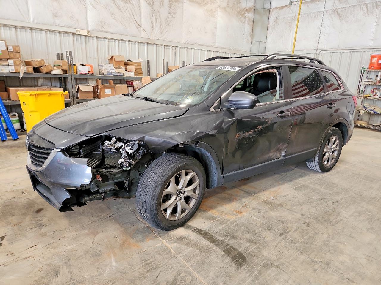 2015 Mazda Cx-9 Touring Gray vin: JM3TB3CA4F0453003