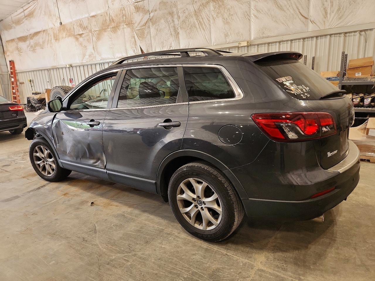 2015 Mazda Cx-9 Touring Gray vin: JM3TB3CA4F0453003