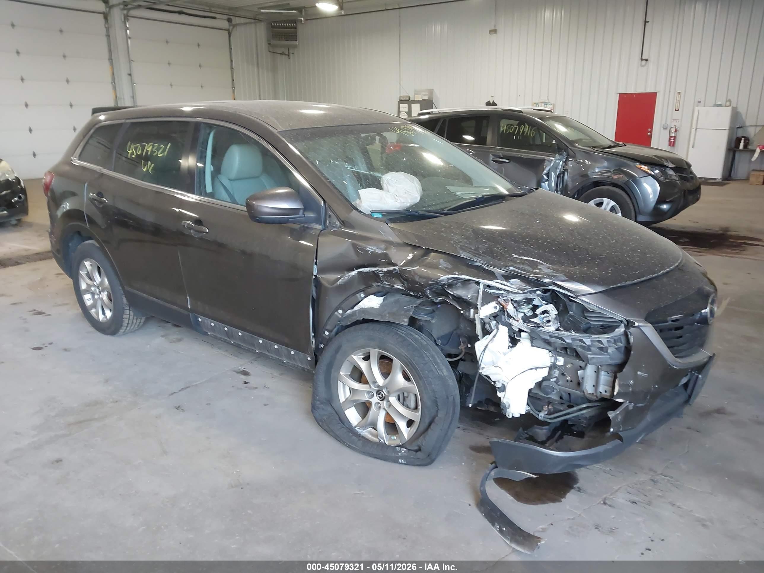 2015 Mazda Cx-9 Touring Brown vin: JM3TB3CA5F0468058