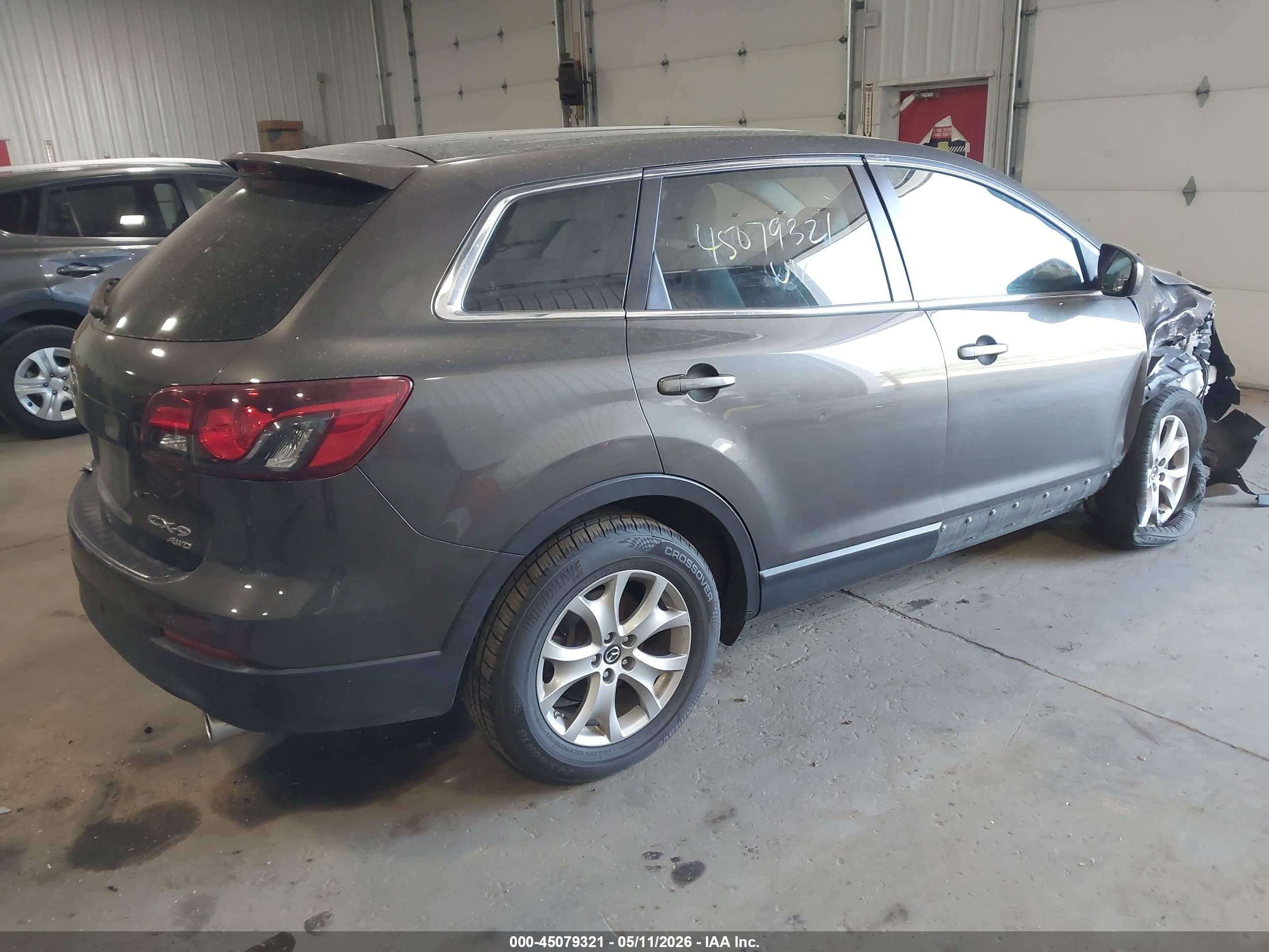 2015 Mazda Cx-9 Touring Brown vin: JM3TB3CA5F0468058