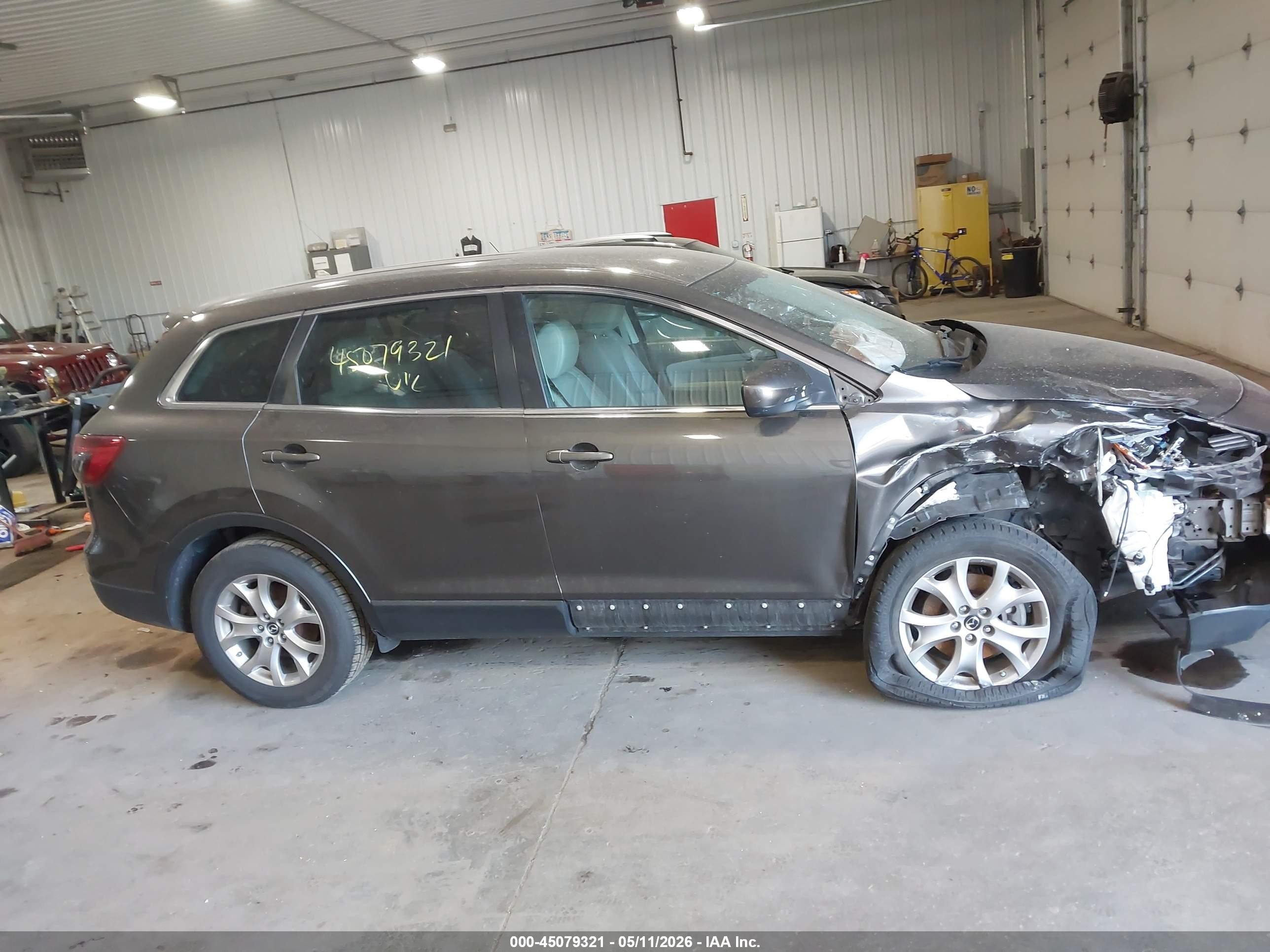 2015 Mazda Cx-9 Touring Brown vin: JM3TB3CA5F0468058