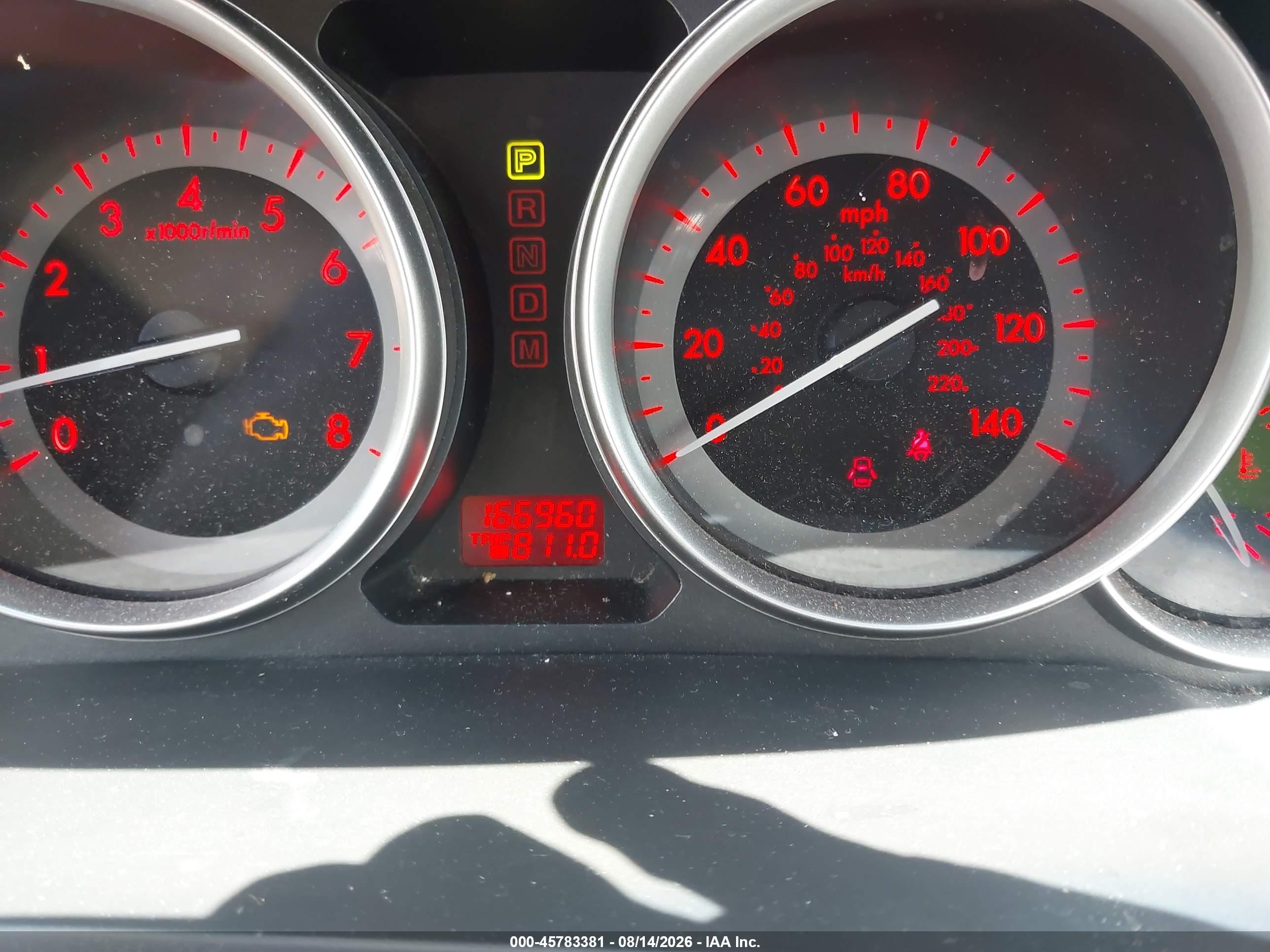 2012 Mazda Cx-9 Touring Red vin: JM3TB3CA6C0338365