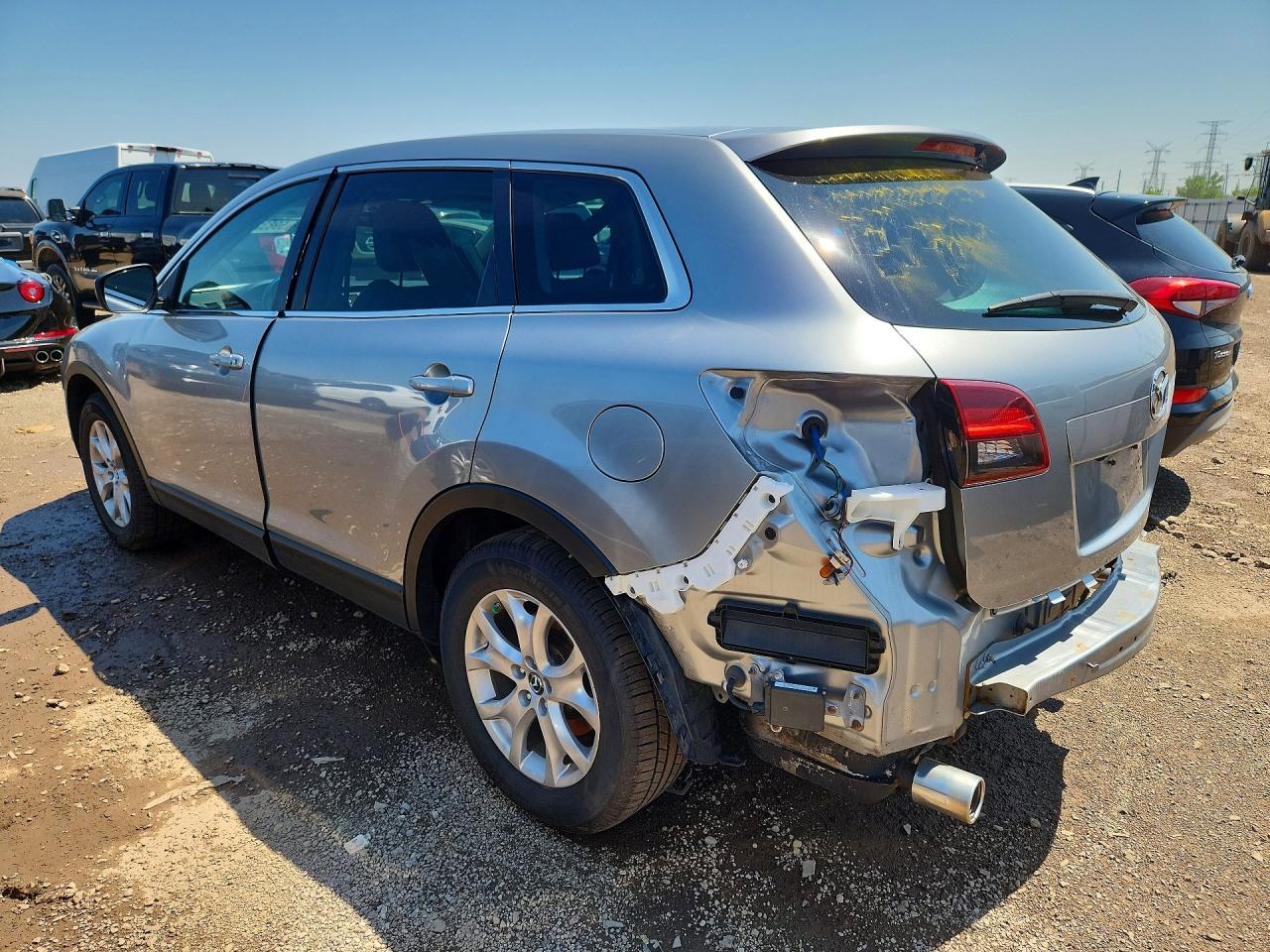 2014 Mazda Cx-9 Touring Silver vin: JM3TB3CA6E0432121