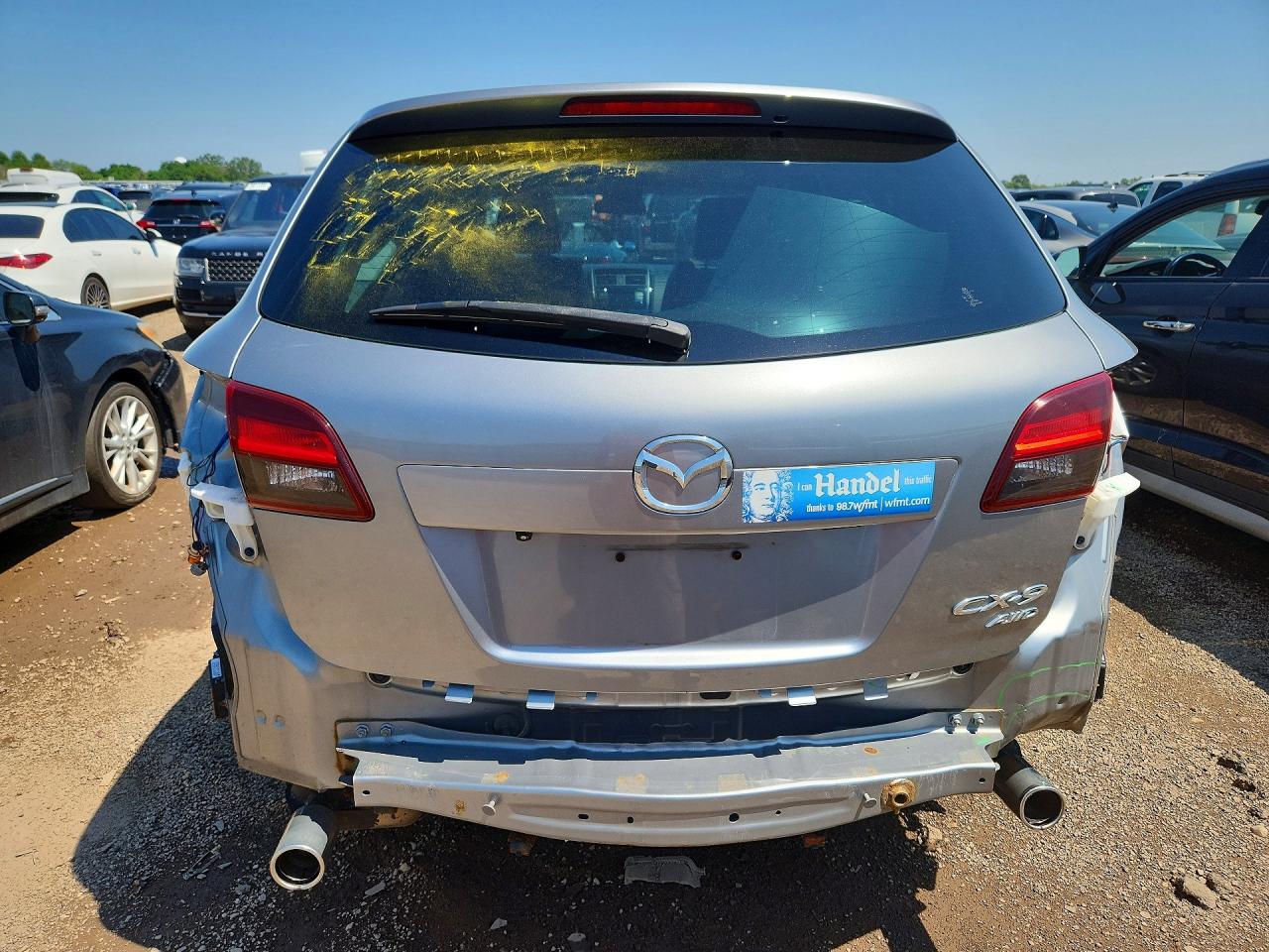 2014 Mazda Cx-9 Touring Silver vin: JM3TB3CA6E0432121