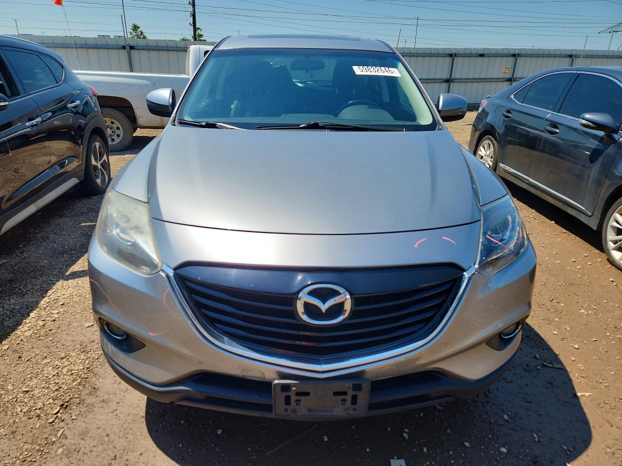 2014 Mazda Cx-9 Touring Silver vin: JM3TB3CA6E0432121