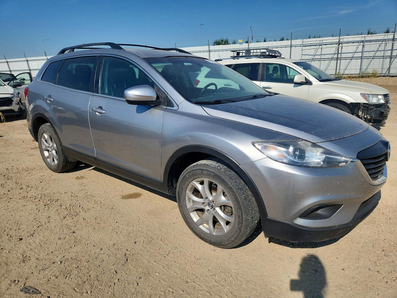 2015 Mazda Cx-9 Touring Silver vin: JM3TB3CA7F0448877