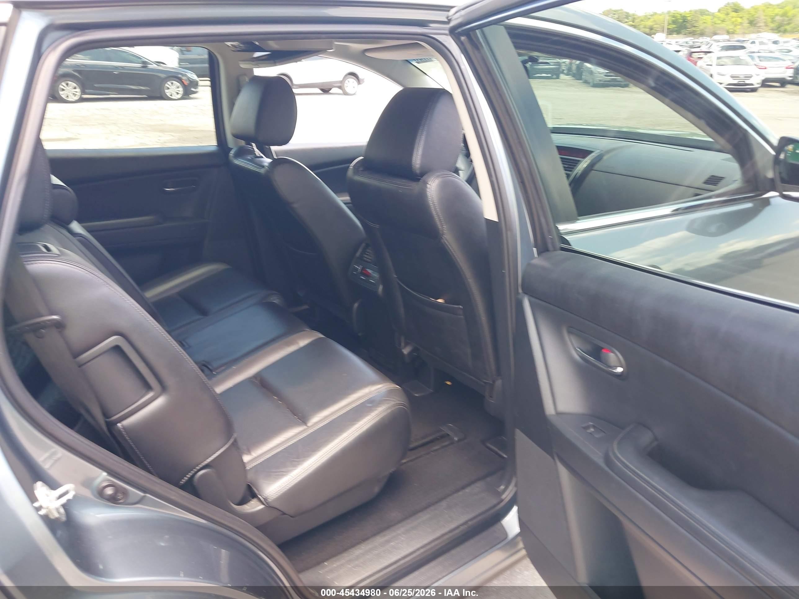 2012 Mazda Cx-9 Touring Blue vin: JM3TB3CA8C0338691