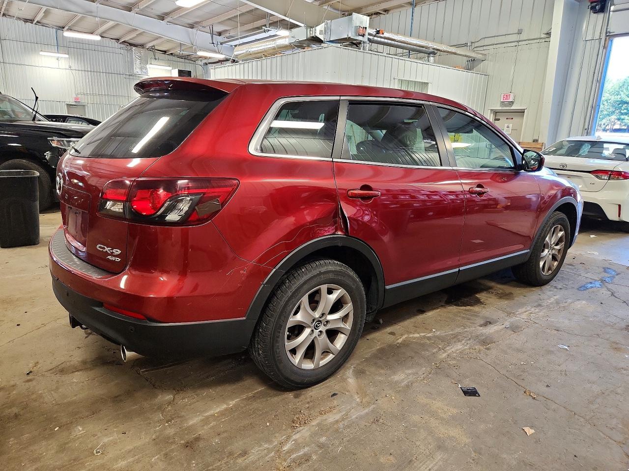 2014 Mazda Cx-9 Touring Red vin: JM3TB3CA8E0442522